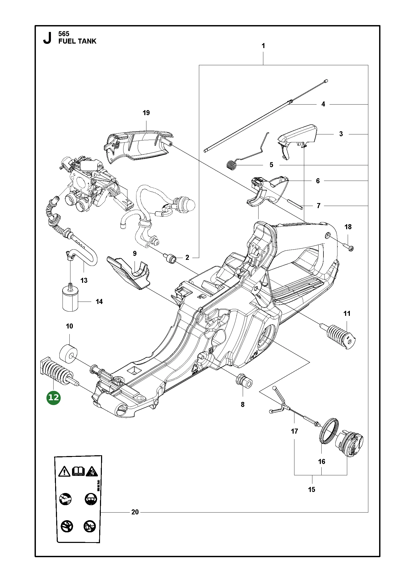 Position im Ersatzteilkatalog