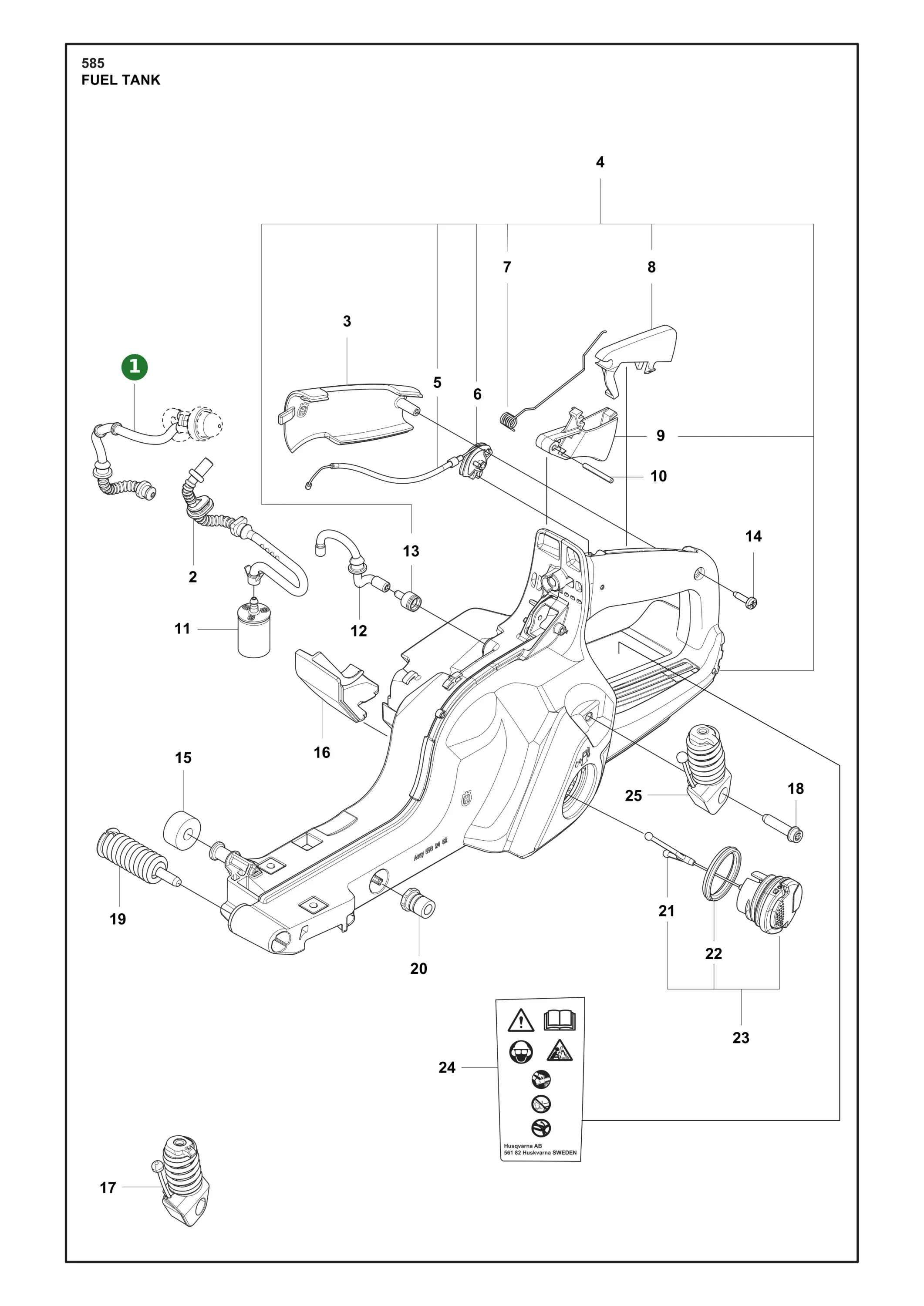 Position im Ersatzteilkatalog