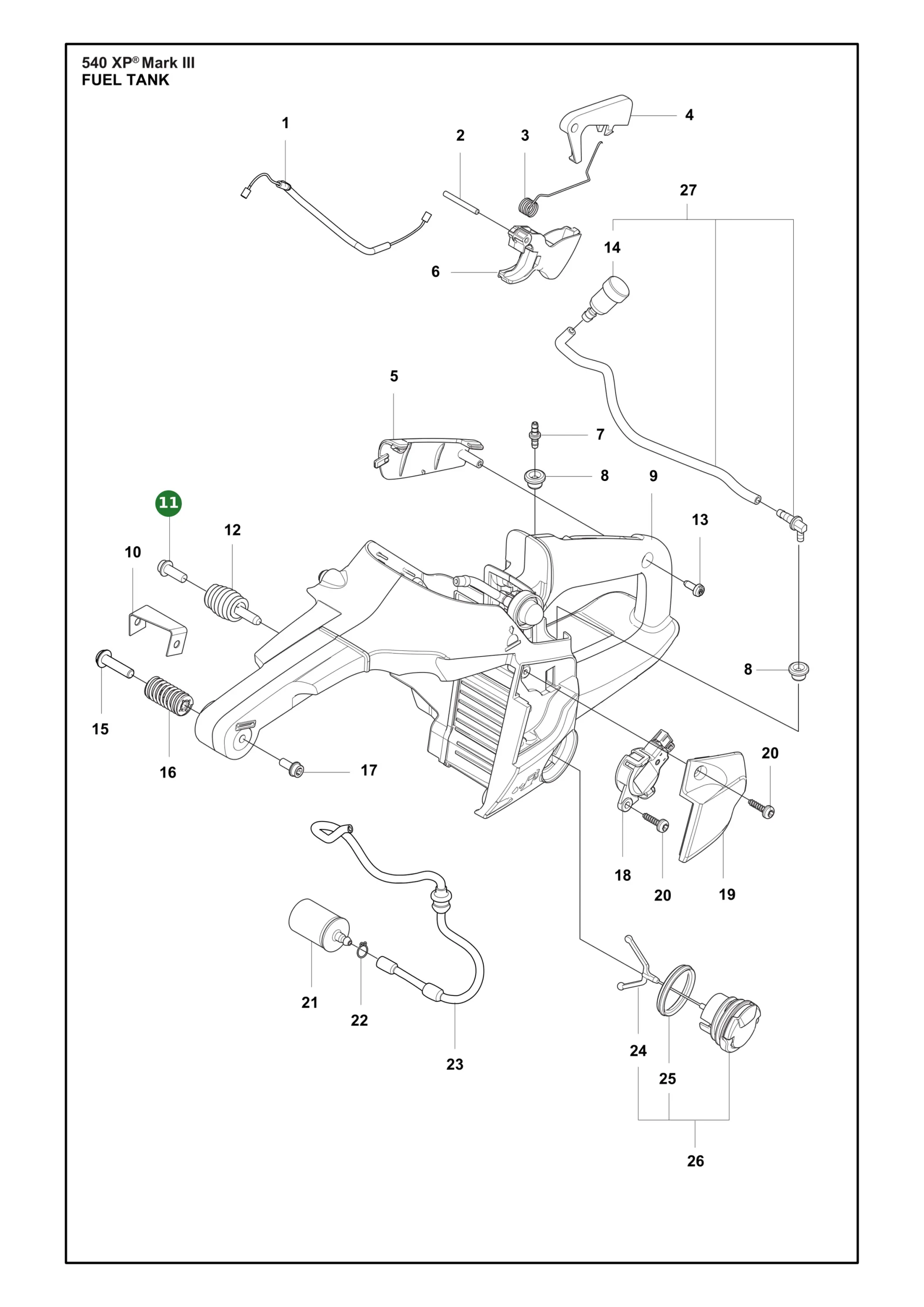 Schraube Itxscfm f&uuml;r Husqvarna Motors&auml;gen 585,...