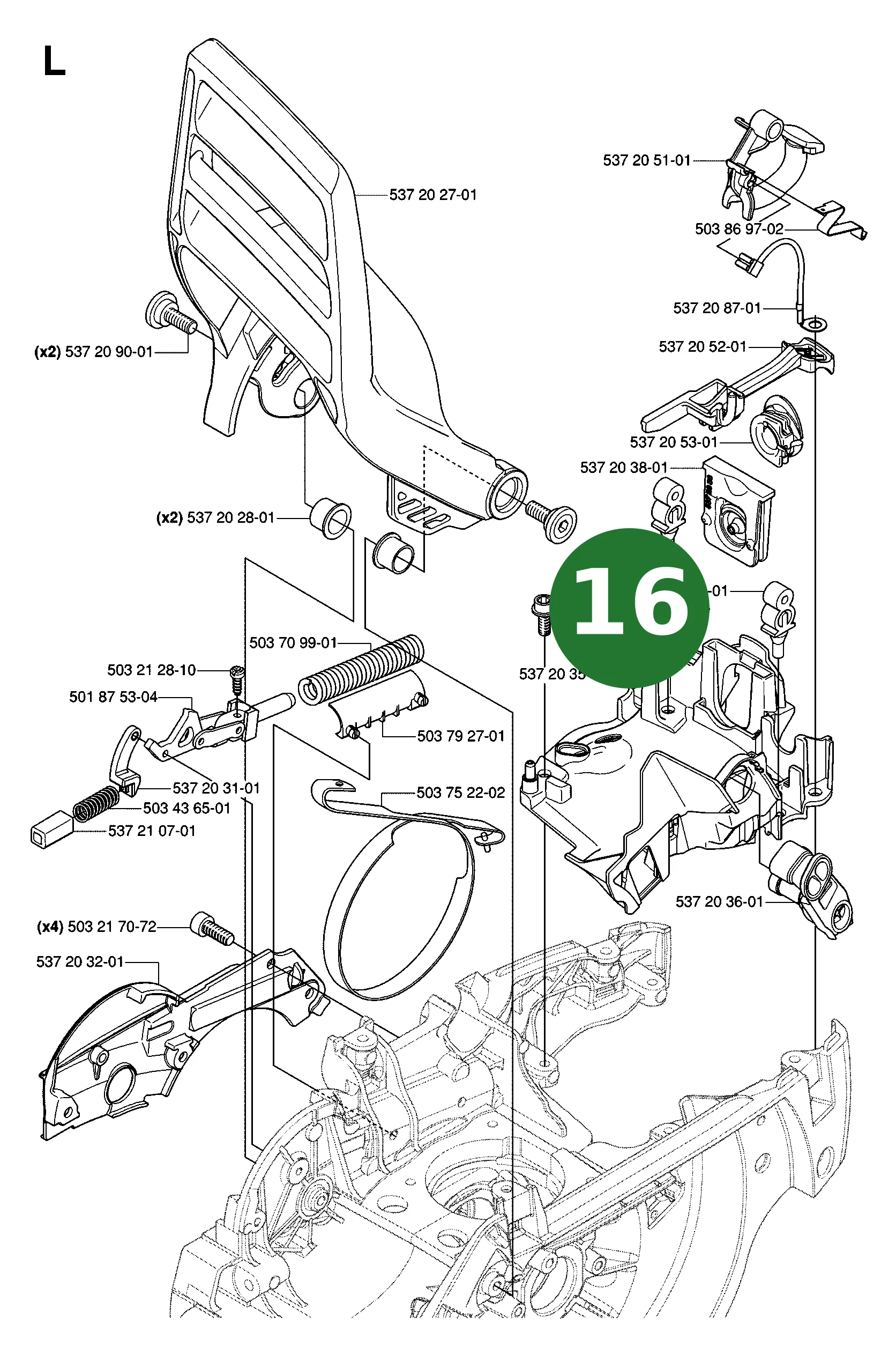 Schraube Ihscfm f&uuml;r Husqvarna Motors&auml;gen
