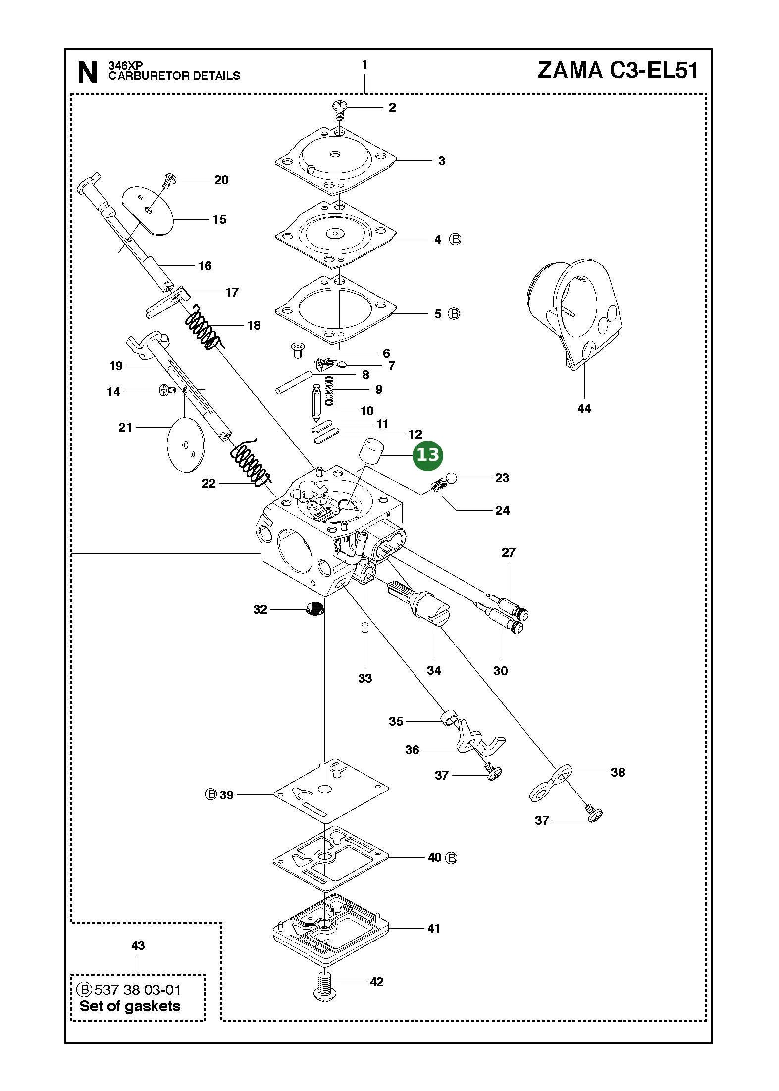 Position im Ersatzteilkatalog