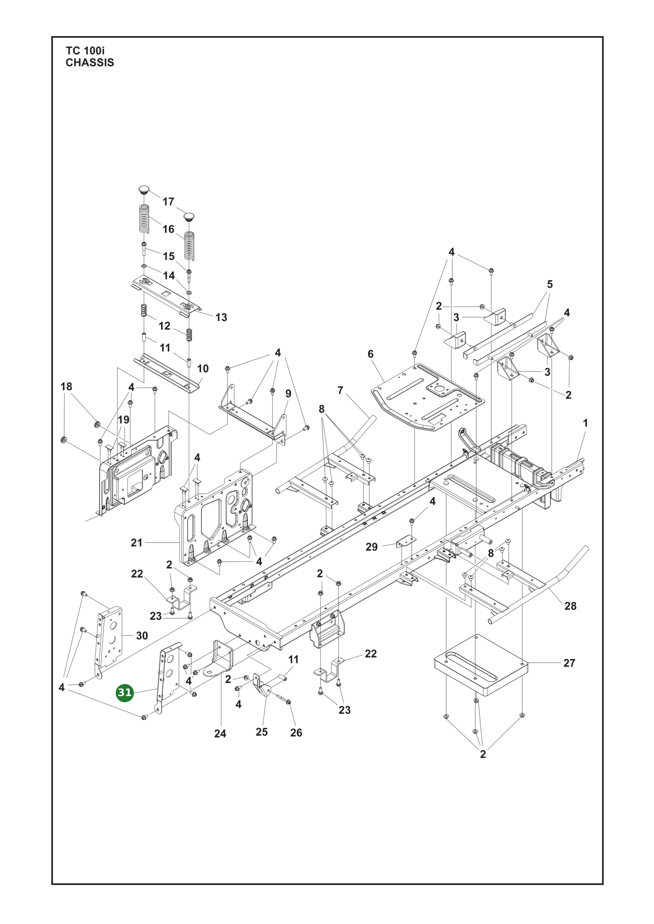 Position im Ersatzteilkatalog