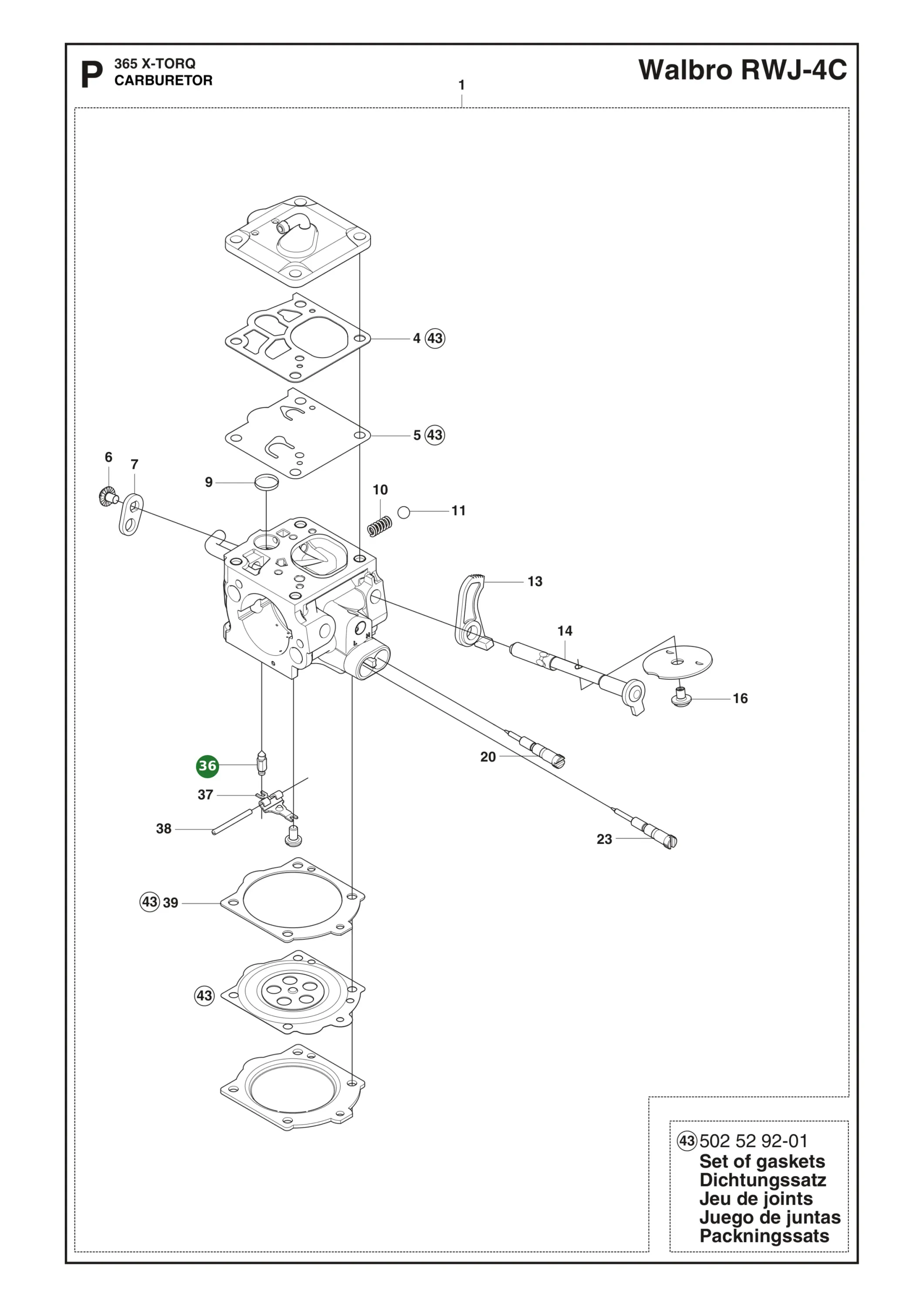 Position im Ersatzteilkatalog