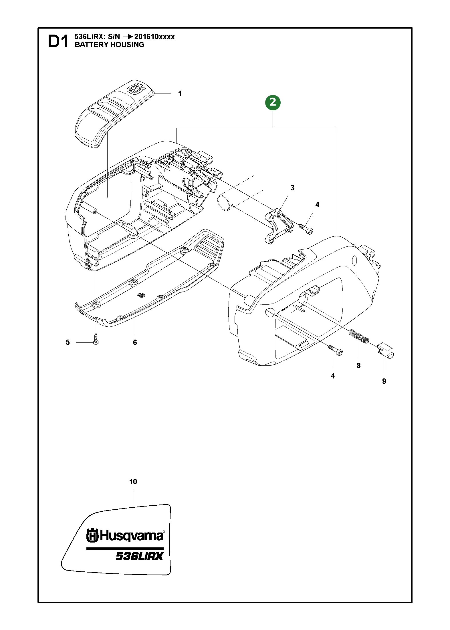 Position im Ersatzteilkatalog