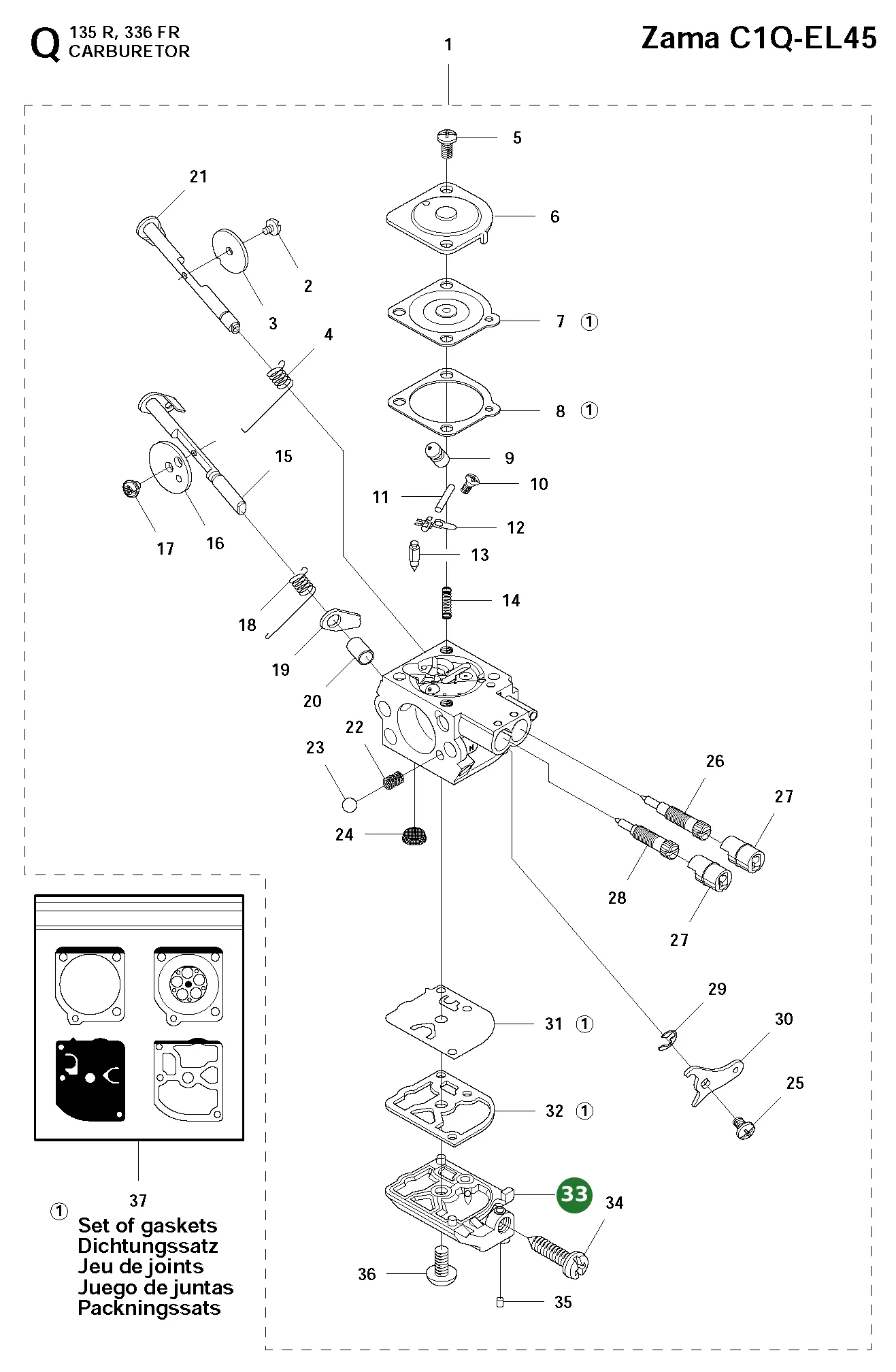 Position im Ersatzteilkatalog