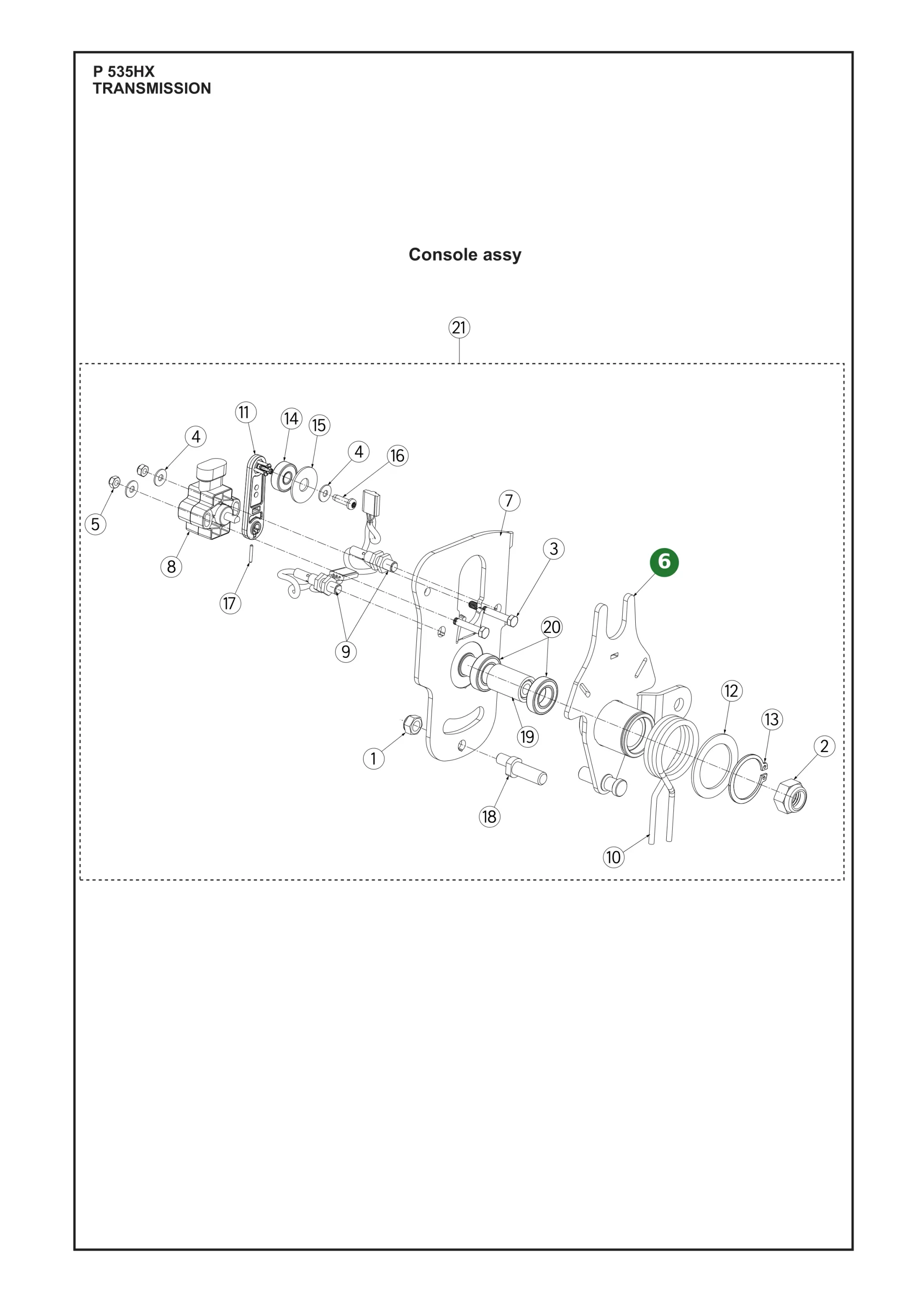 Position im Ersatzteilkatalog