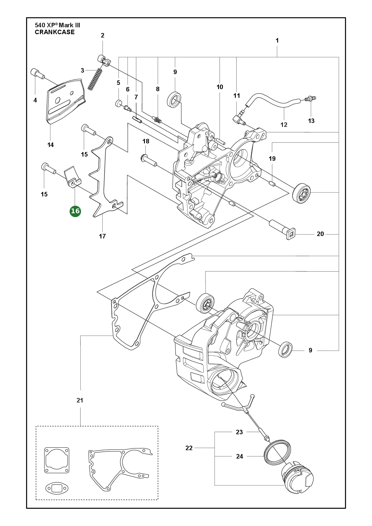 Kettenf&auml;nger f&uuml;r Husqvarna Motors&auml;gen