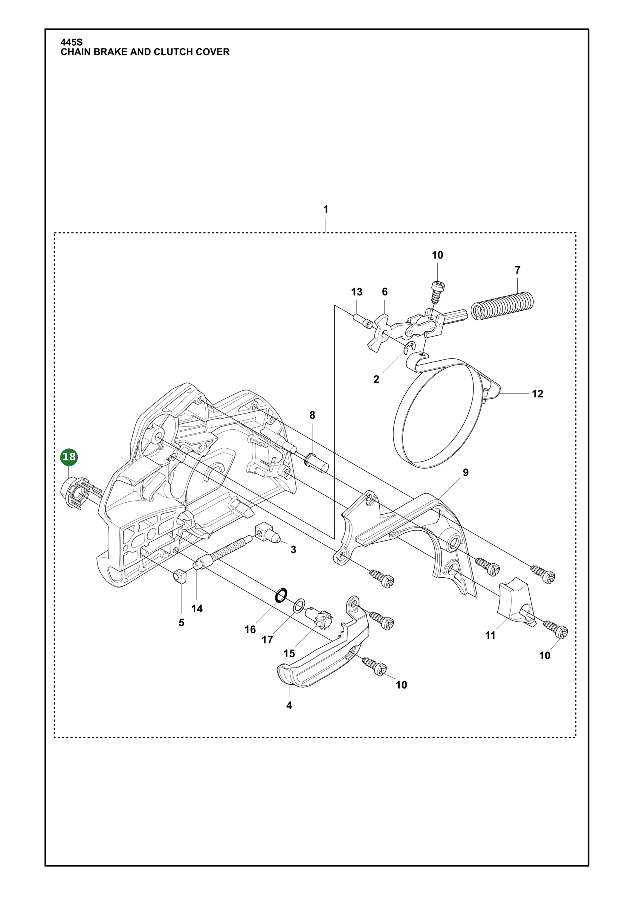 Mutter f&uuml;r Husqvarna Motors&auml;gen