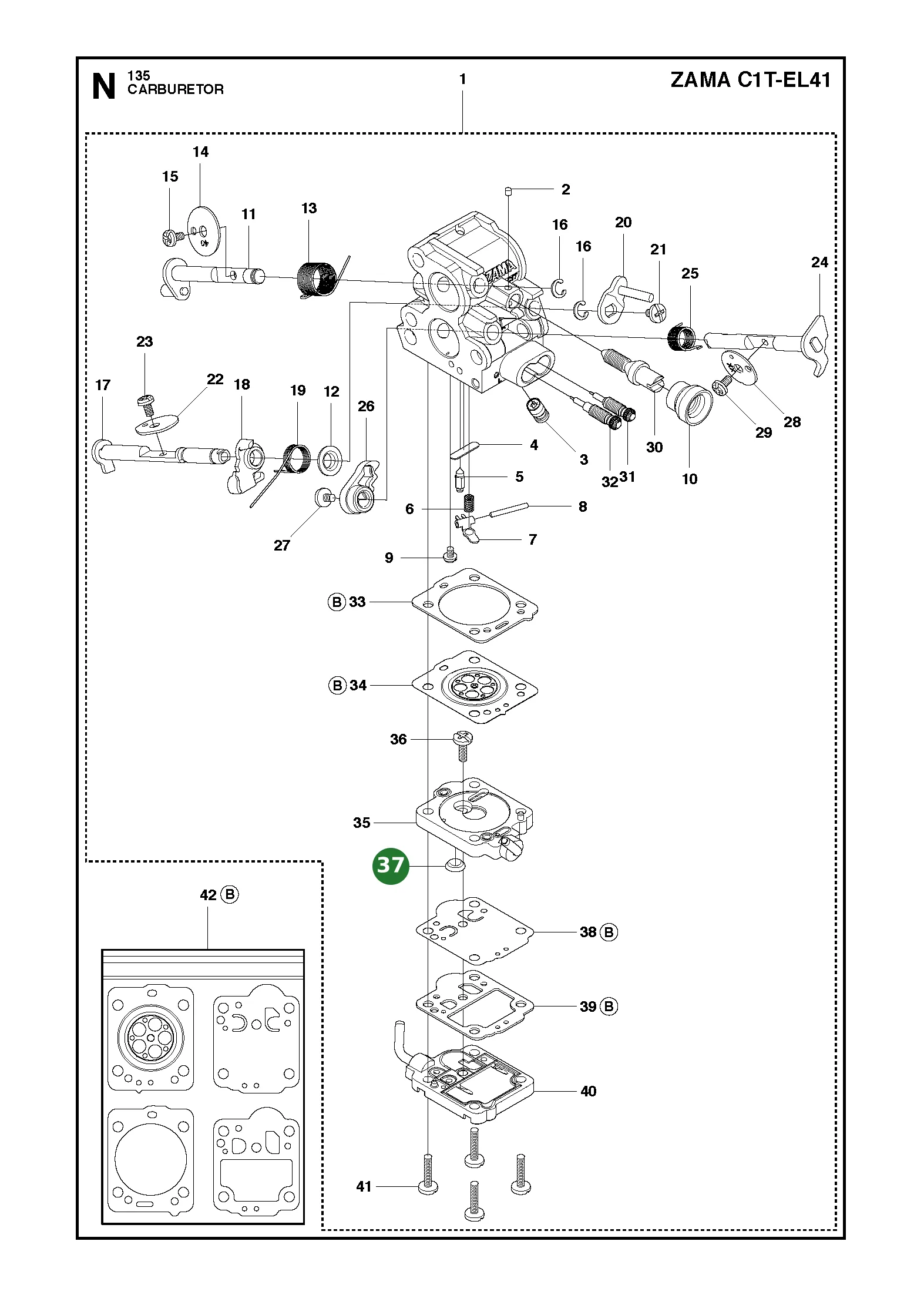 Position im Ersatzteilkatalog