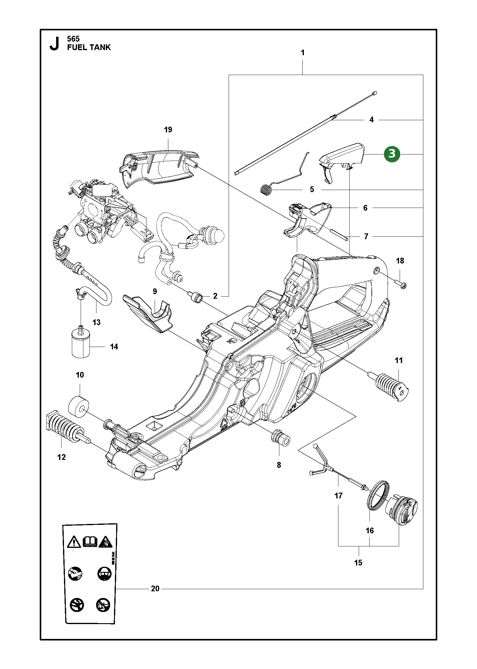 Position im Ersatzteilkatalog