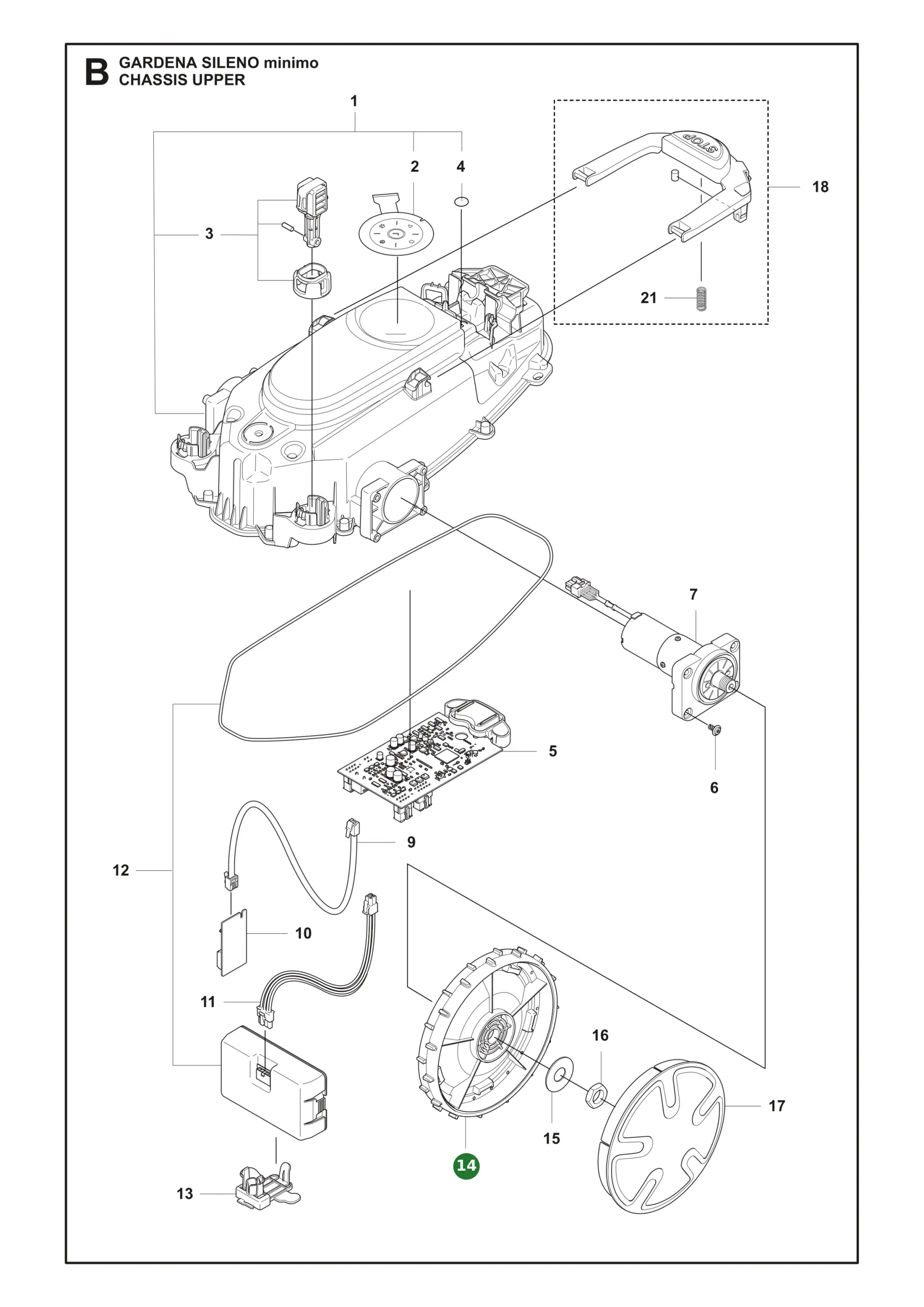 Position im Ersatzteilkatalog