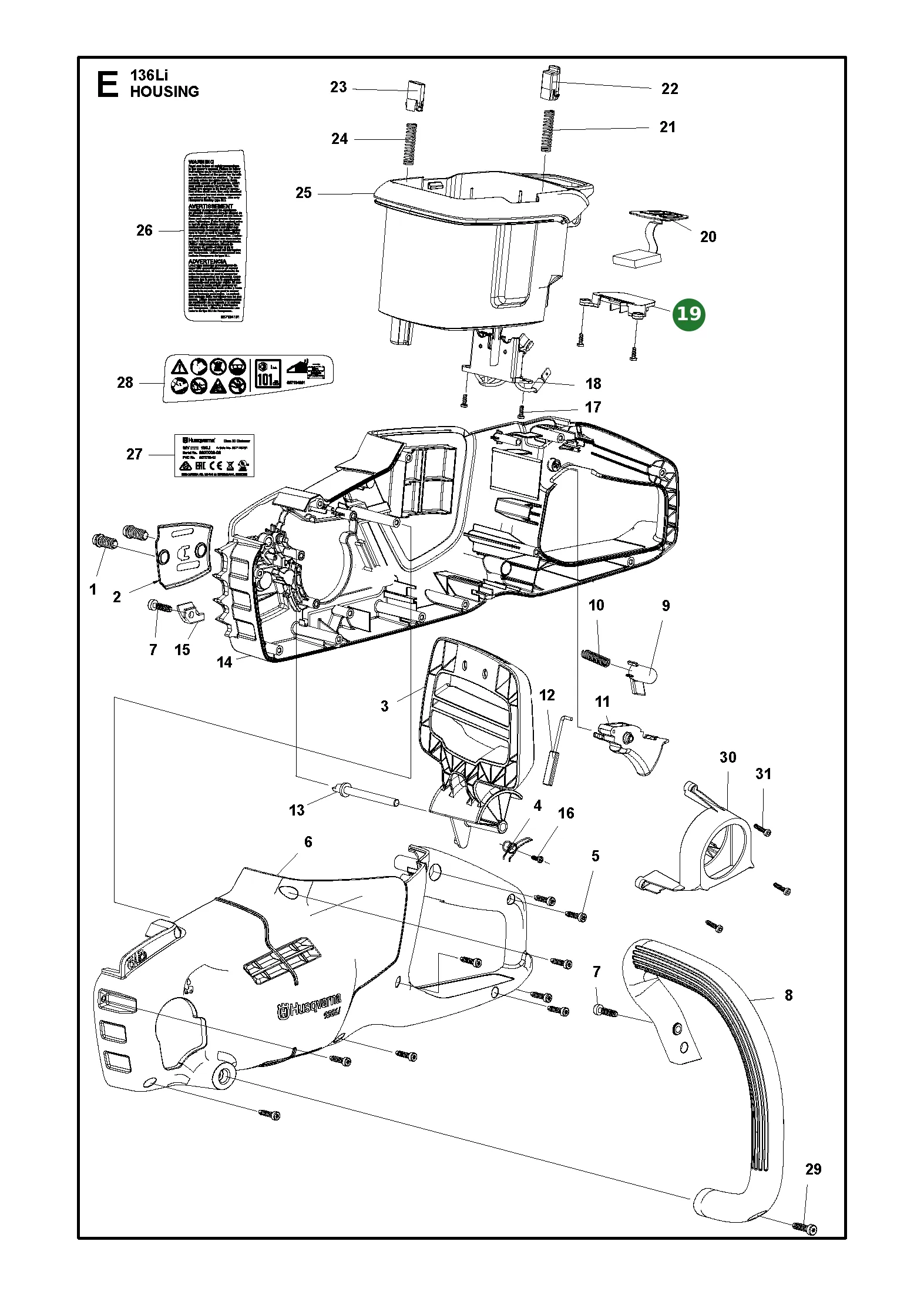 Position im Ersatzteilkatalog