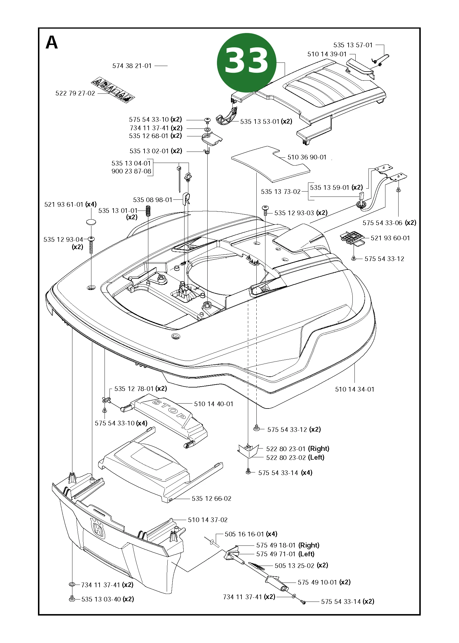Position im Ersatzteilkatalog