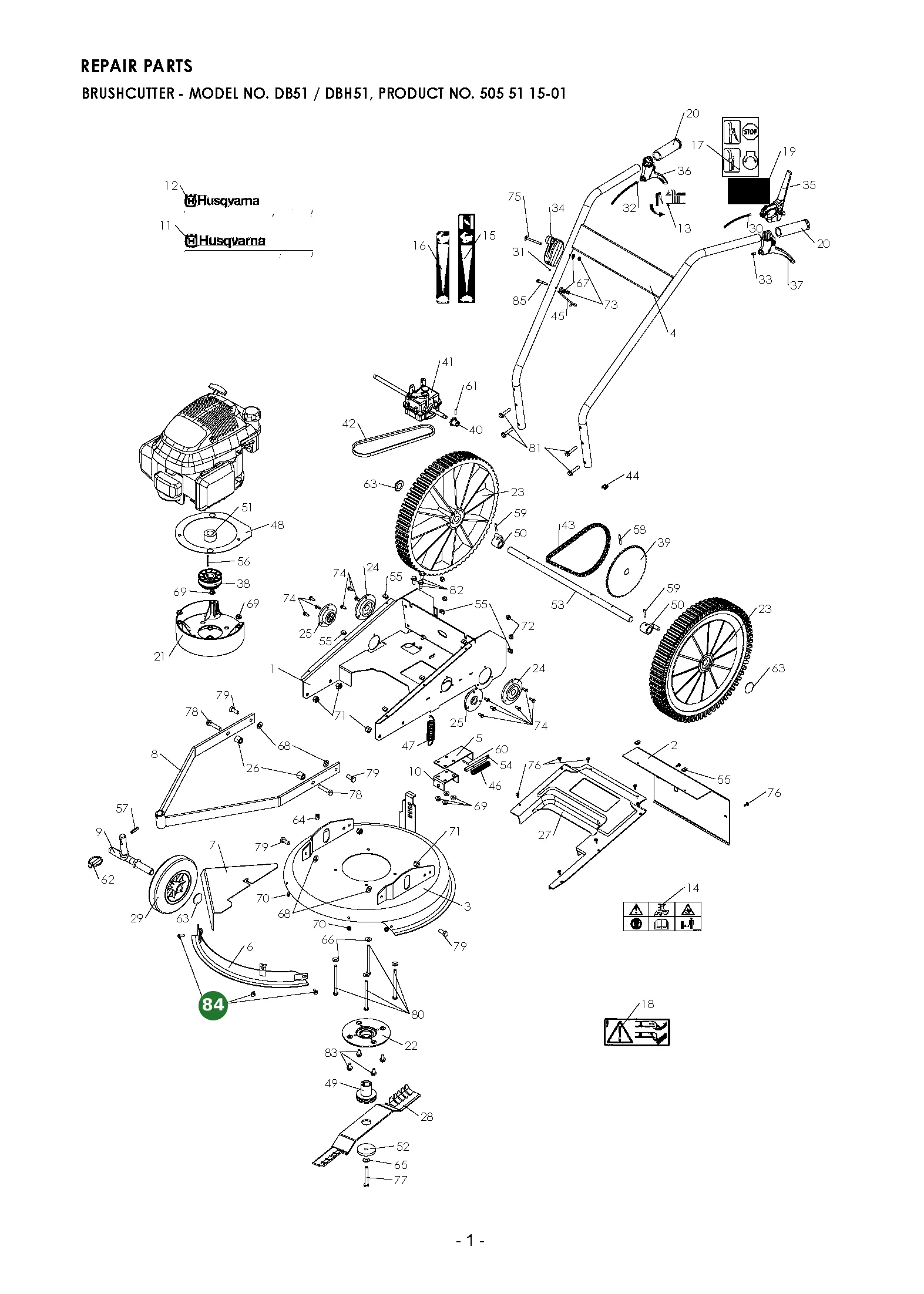Position im Ersatzteilkatalog