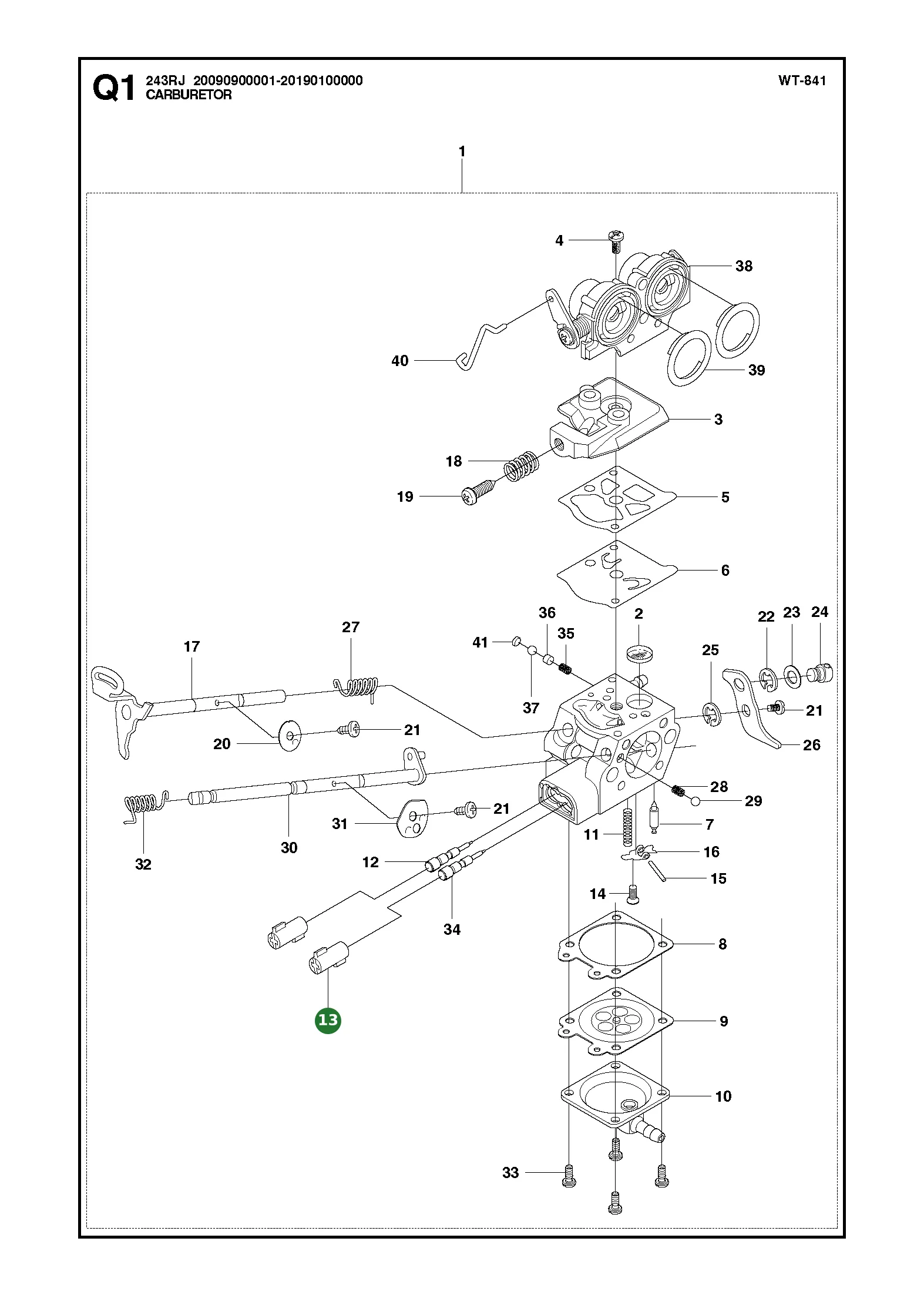 Position im Ersatzteilkatalog
