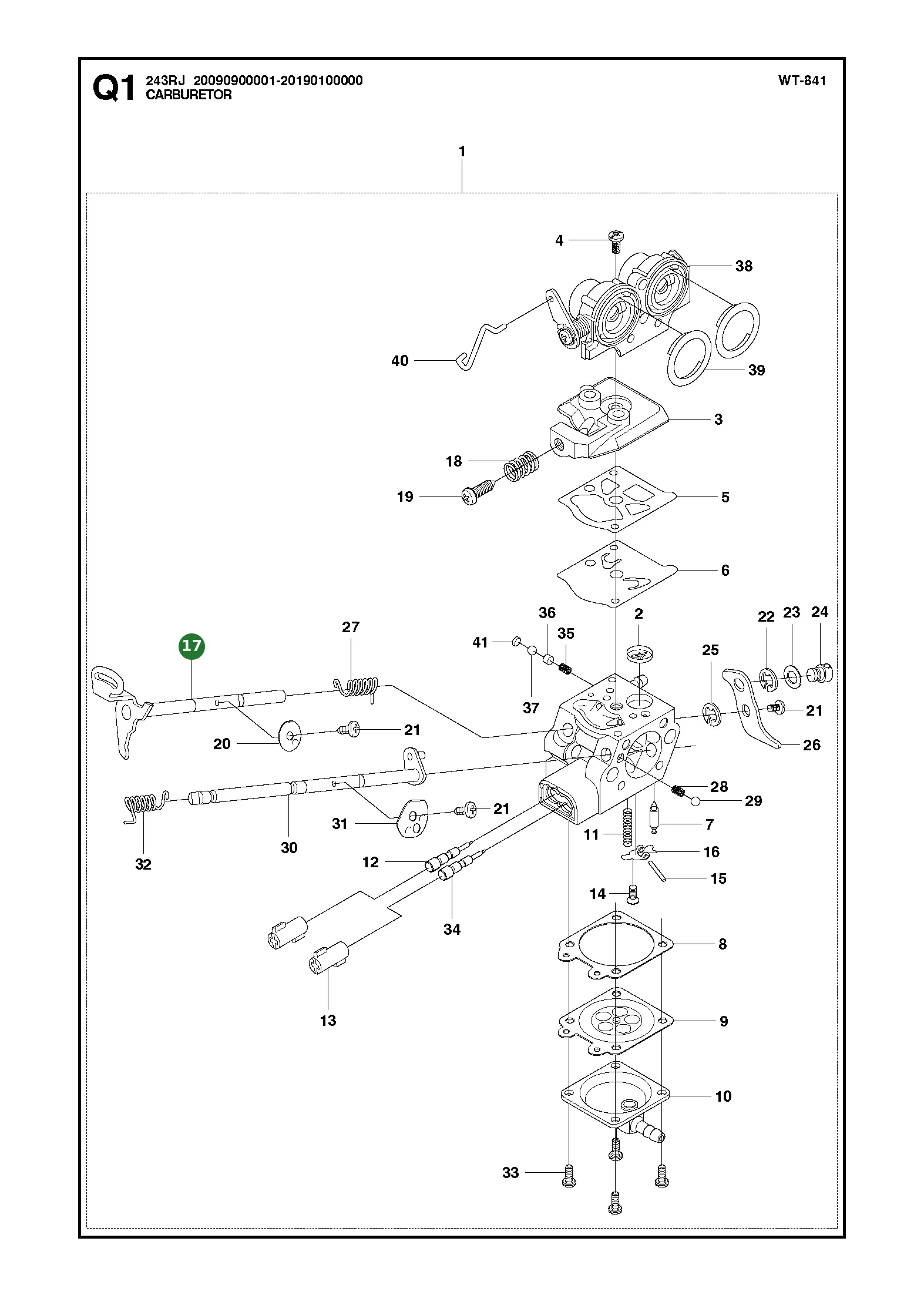 Position im Ersatzteilkatalog
