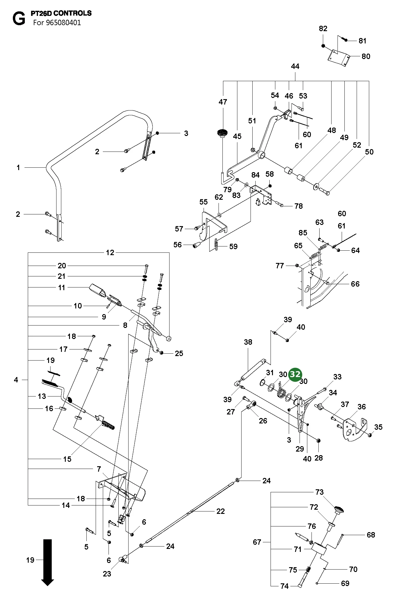Position im Ersatzteilkatalog