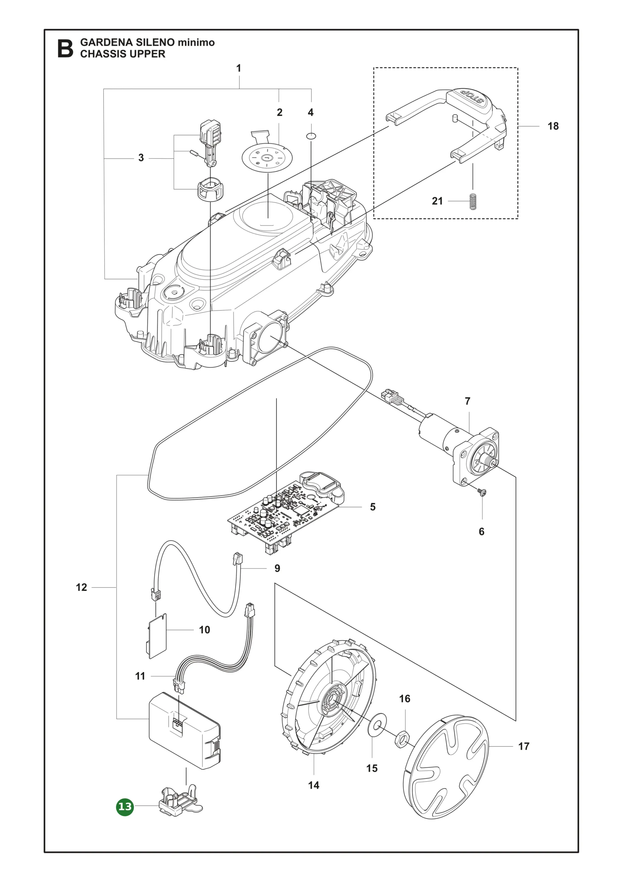 Position im Ersatzteilkatalog
