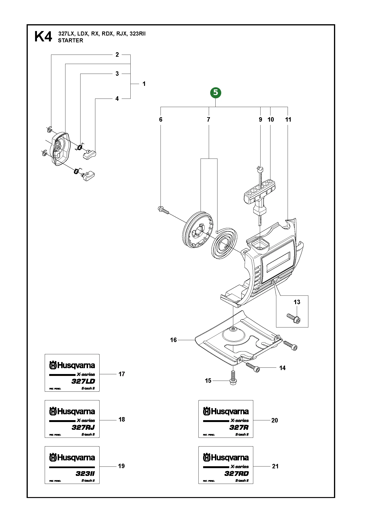Position im Ersatzteilkatalog