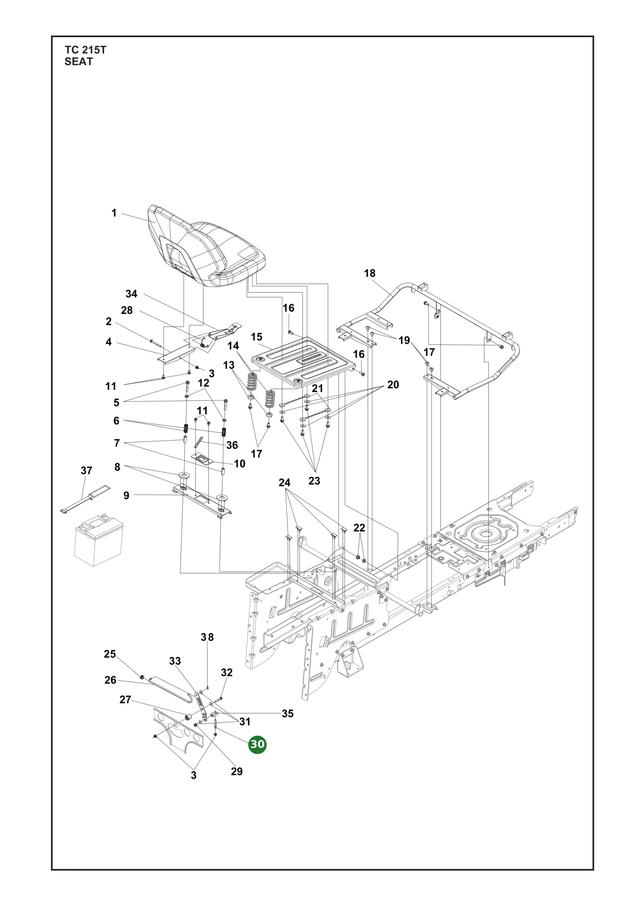 Position im Ersatzteilkatalog