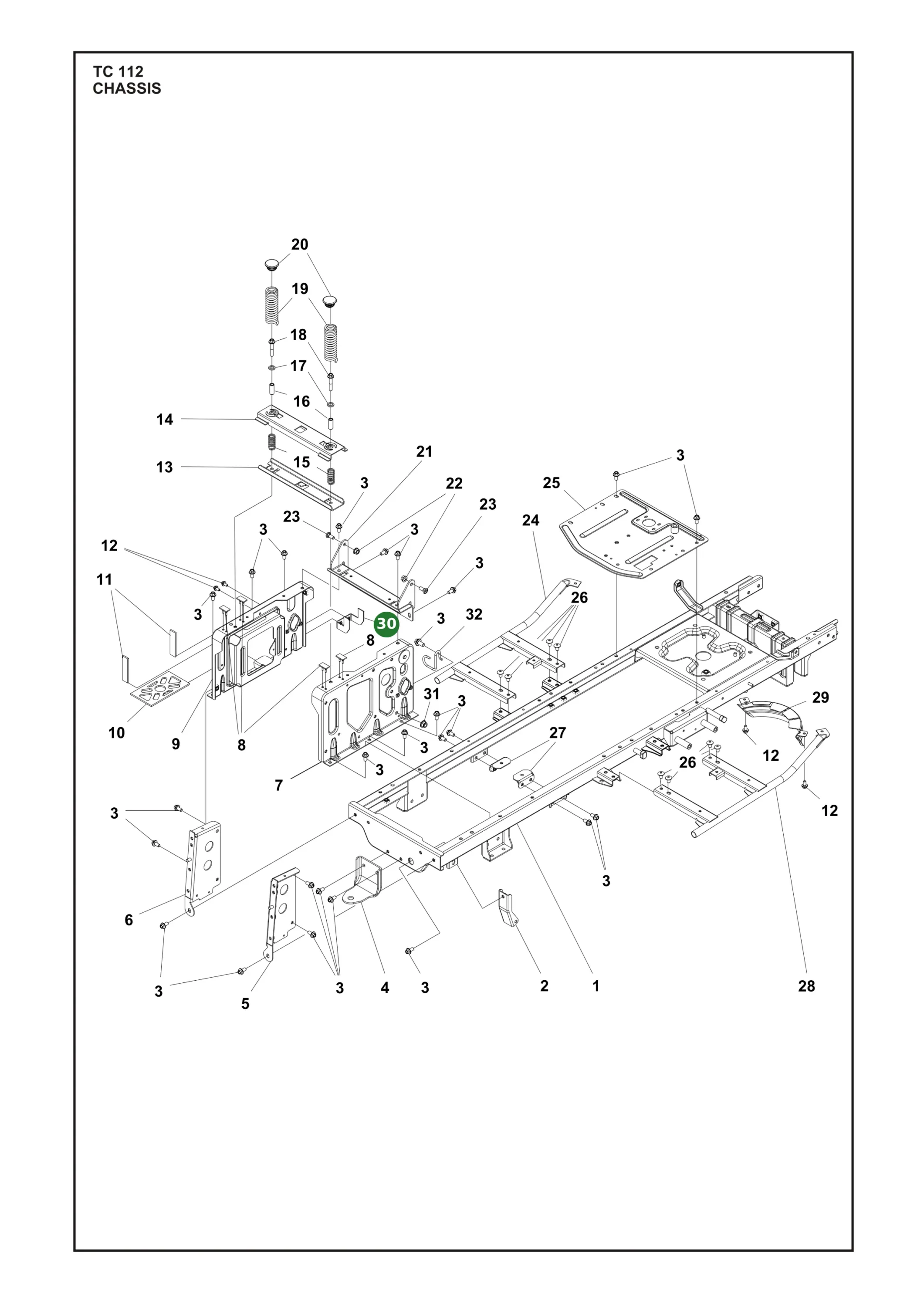 Position im Ersatzteilkatalog