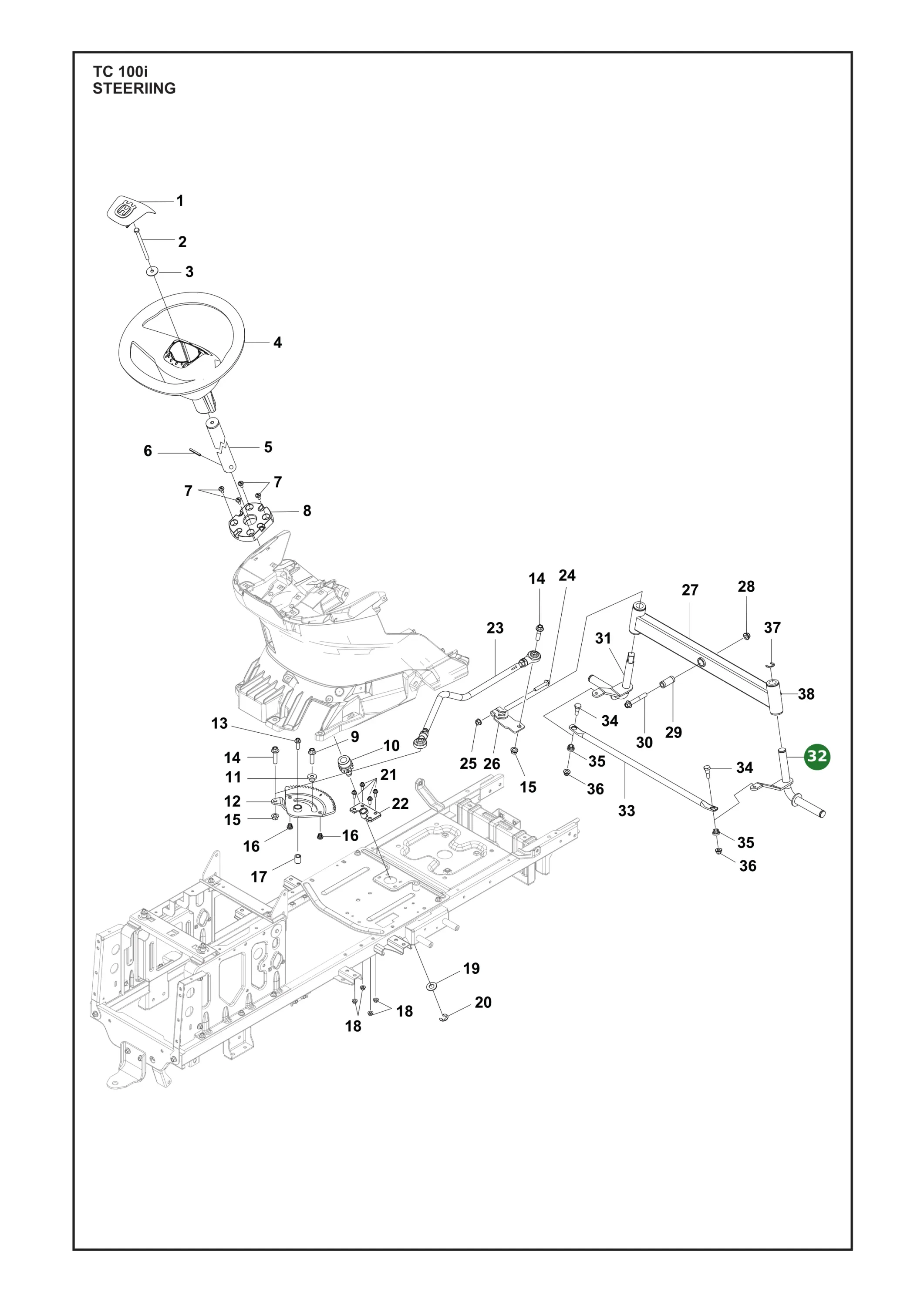 Position im Ersatzteilkatalog