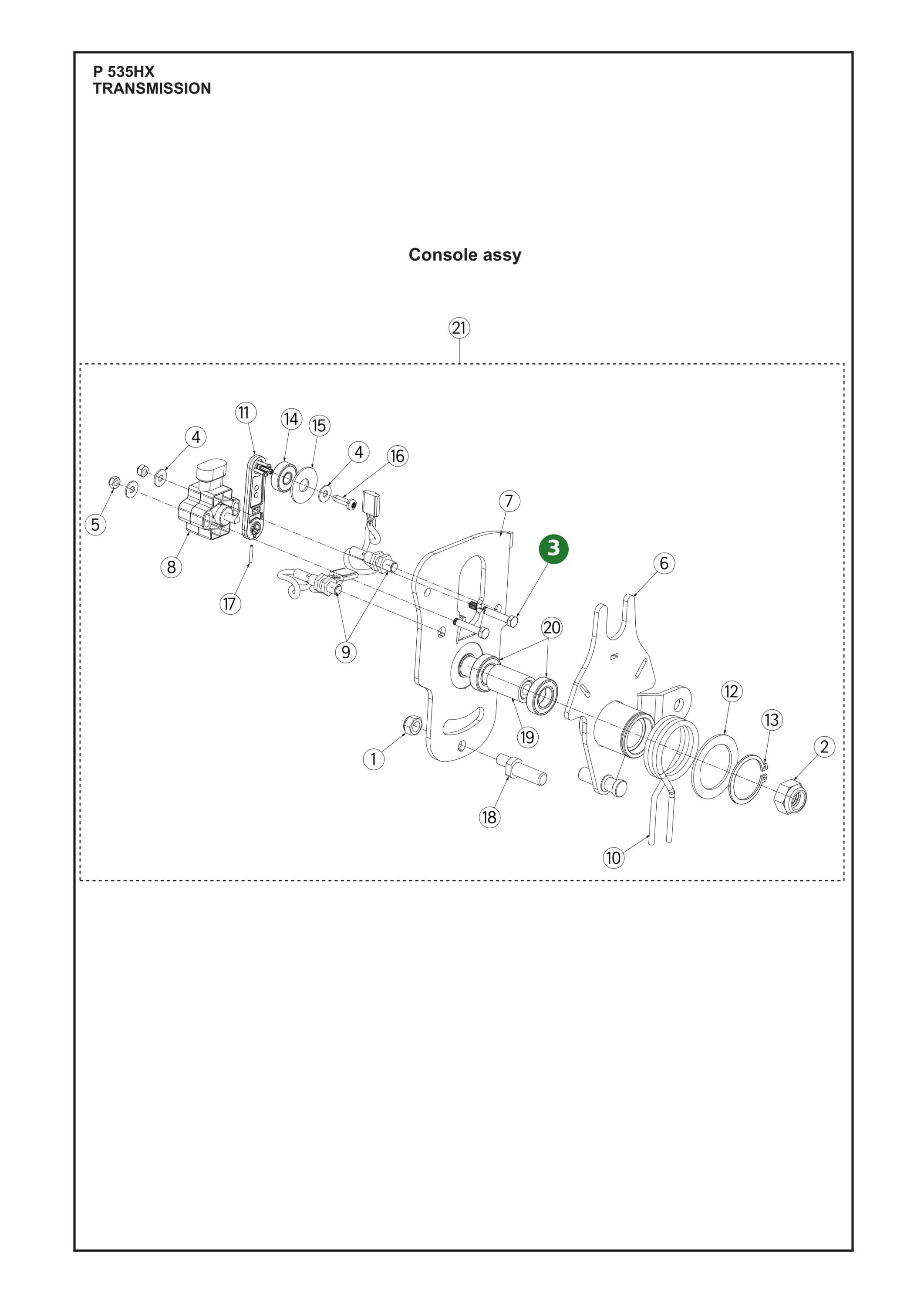 Position im Ersatzteilkatalog