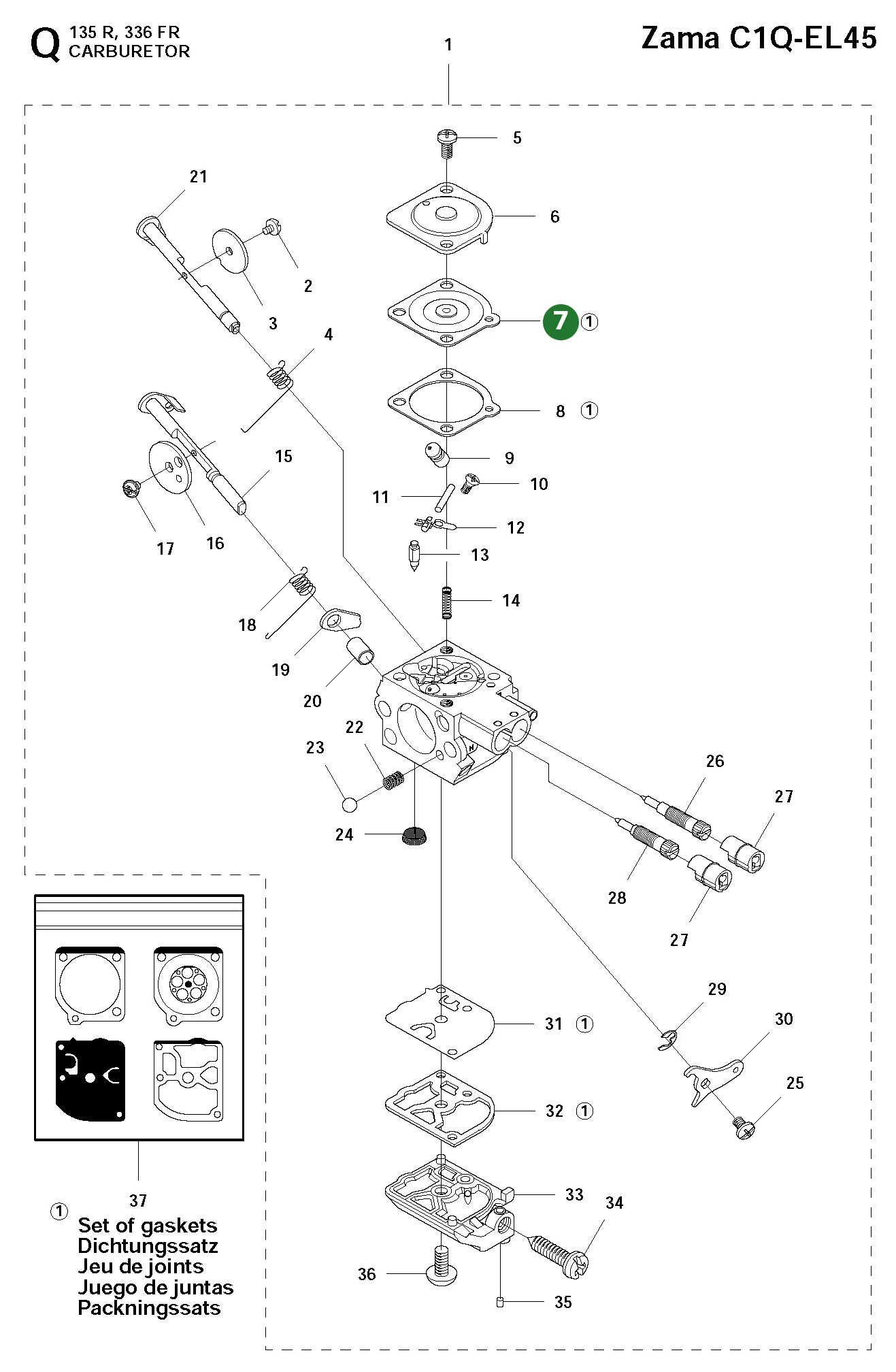 Position im Ersatzteilkatalog