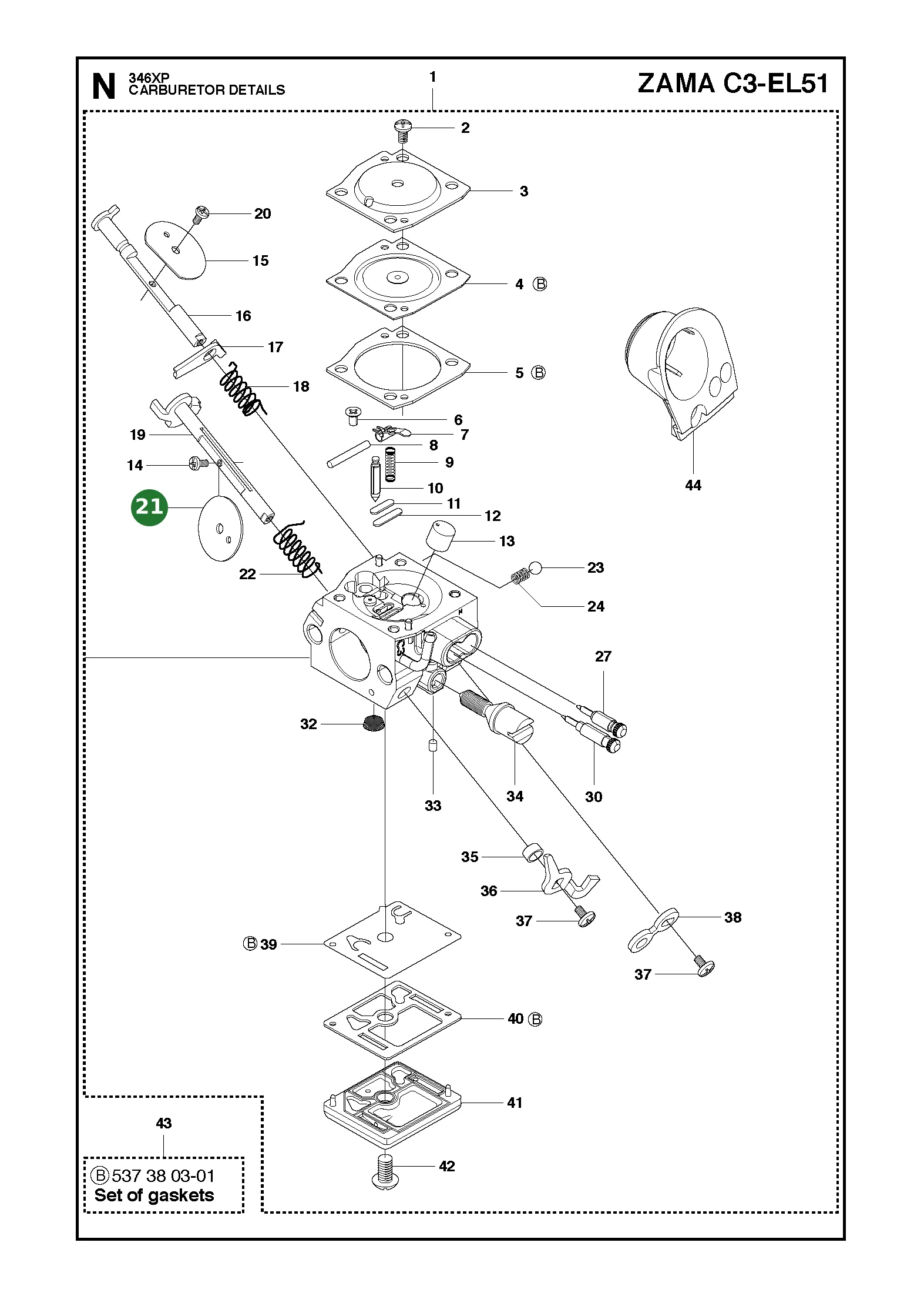 Position im Ersatzteilkatalog