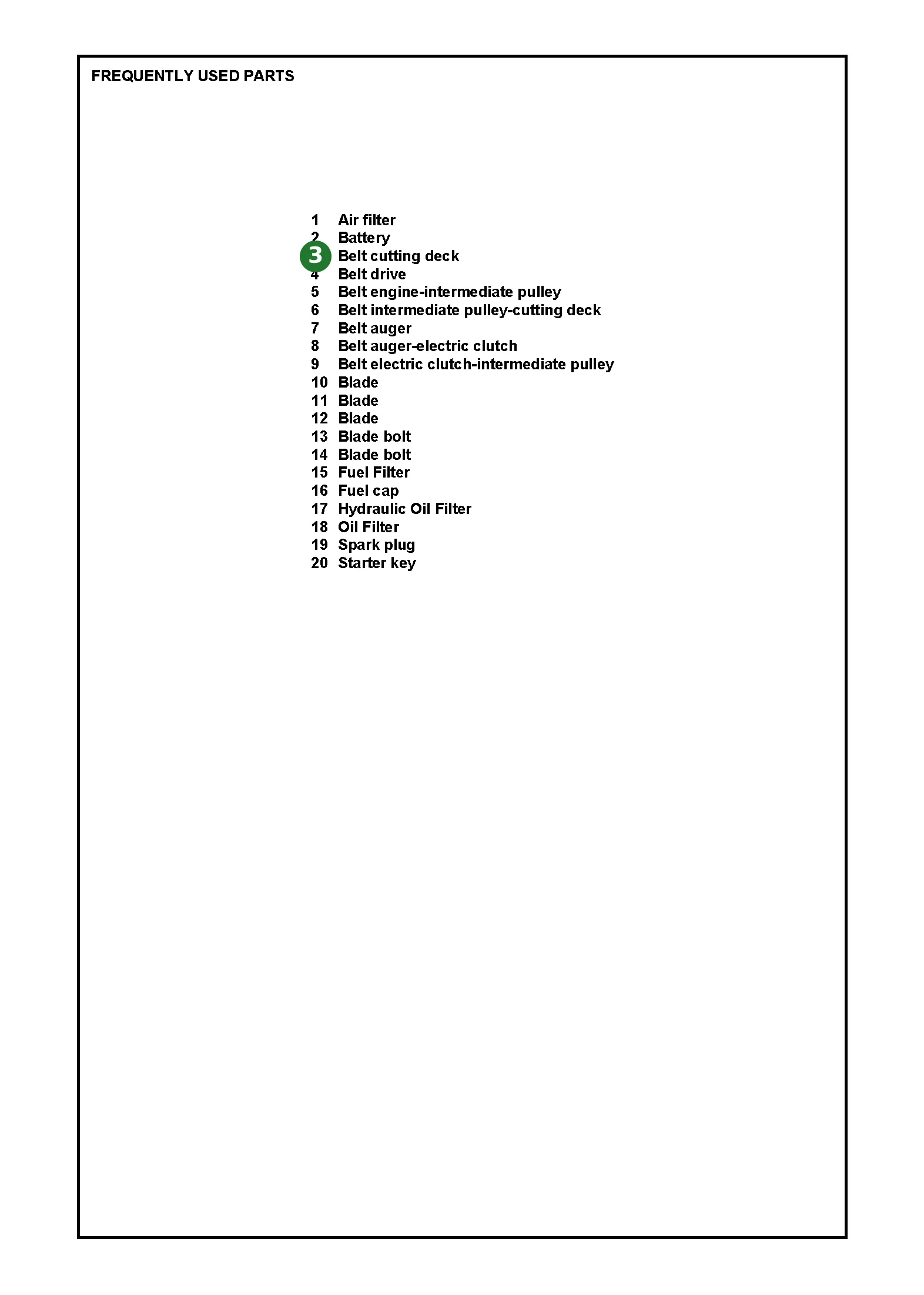 Position im Ersatzteilkatalog
