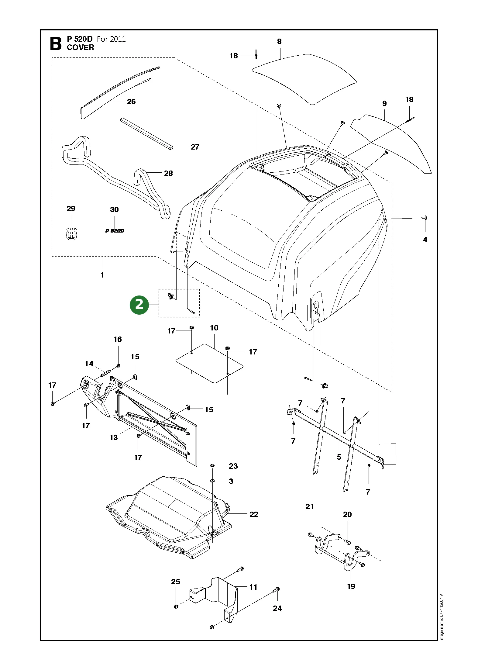 Position im Ersatzteilkatalog