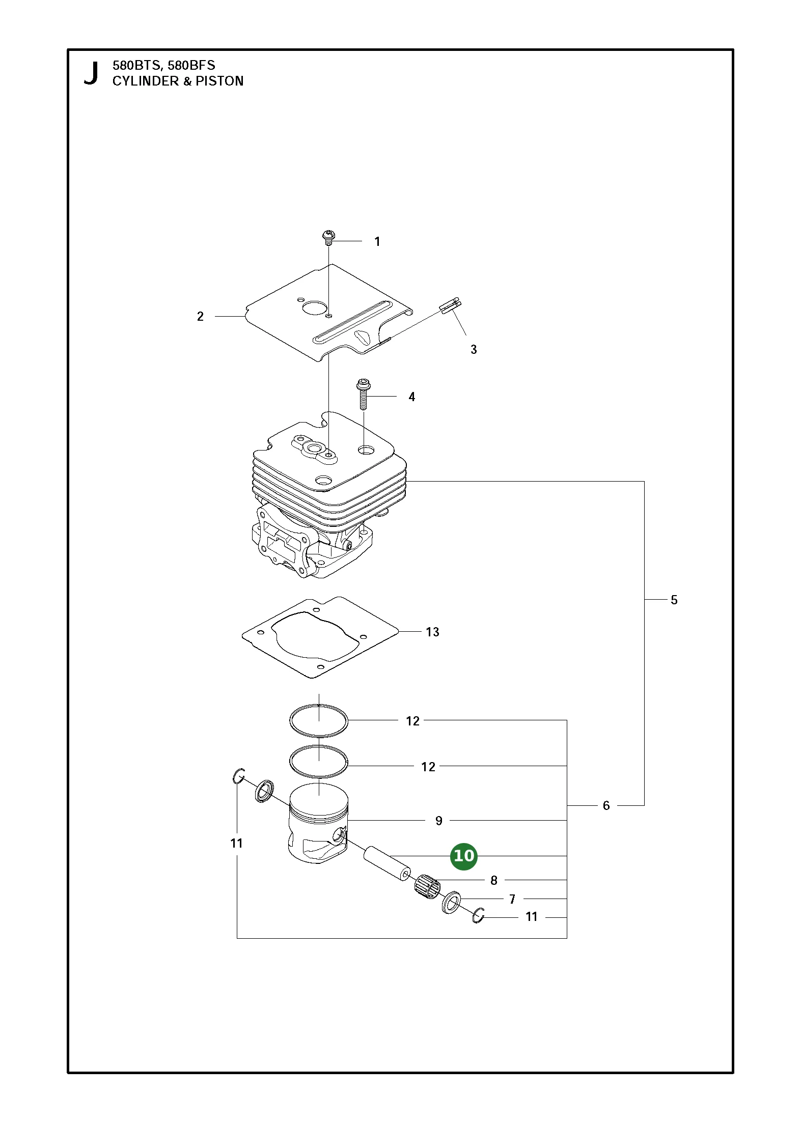Position im Ersatzteilkatalog
