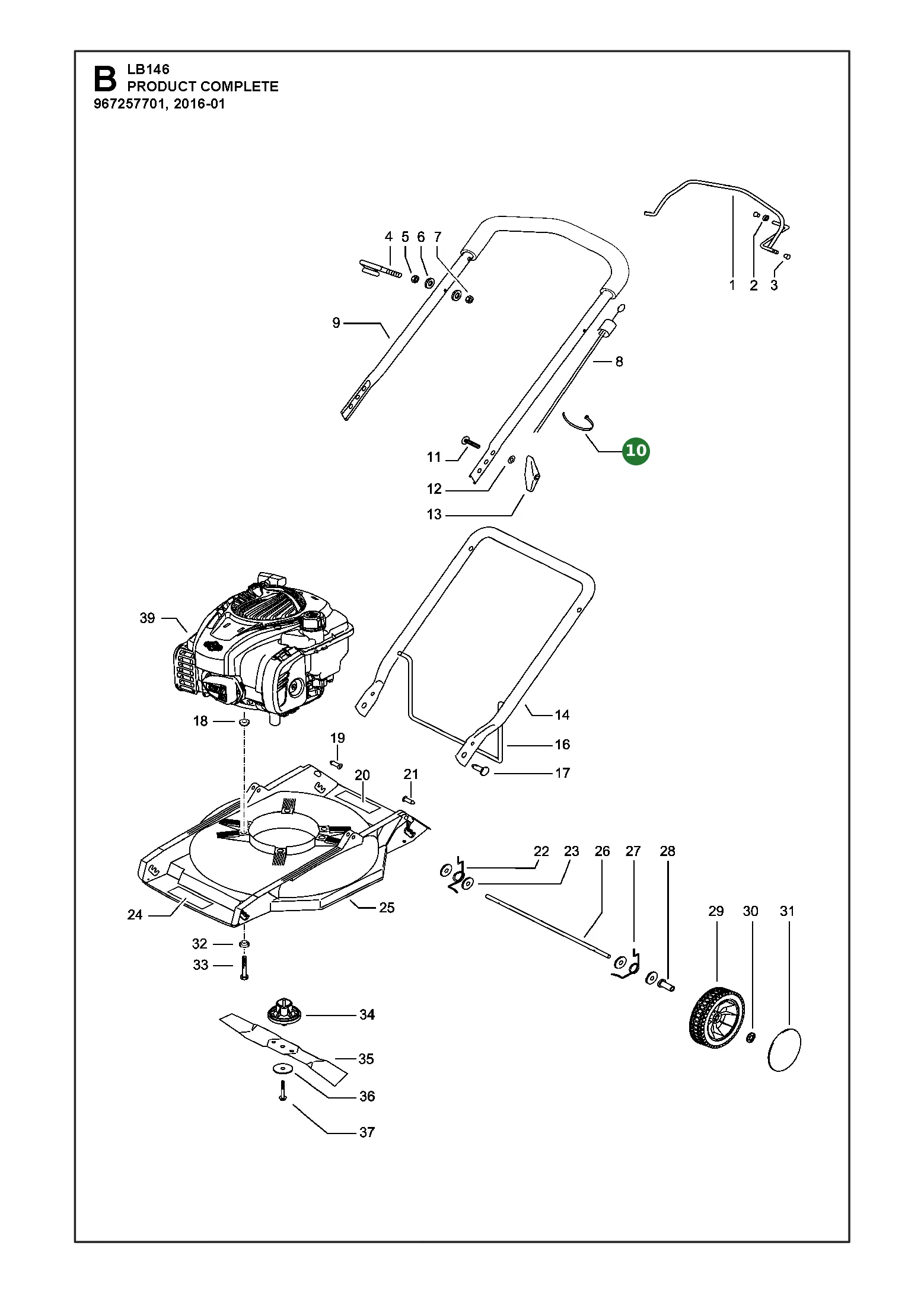 Position im Ersatzteilkatalog