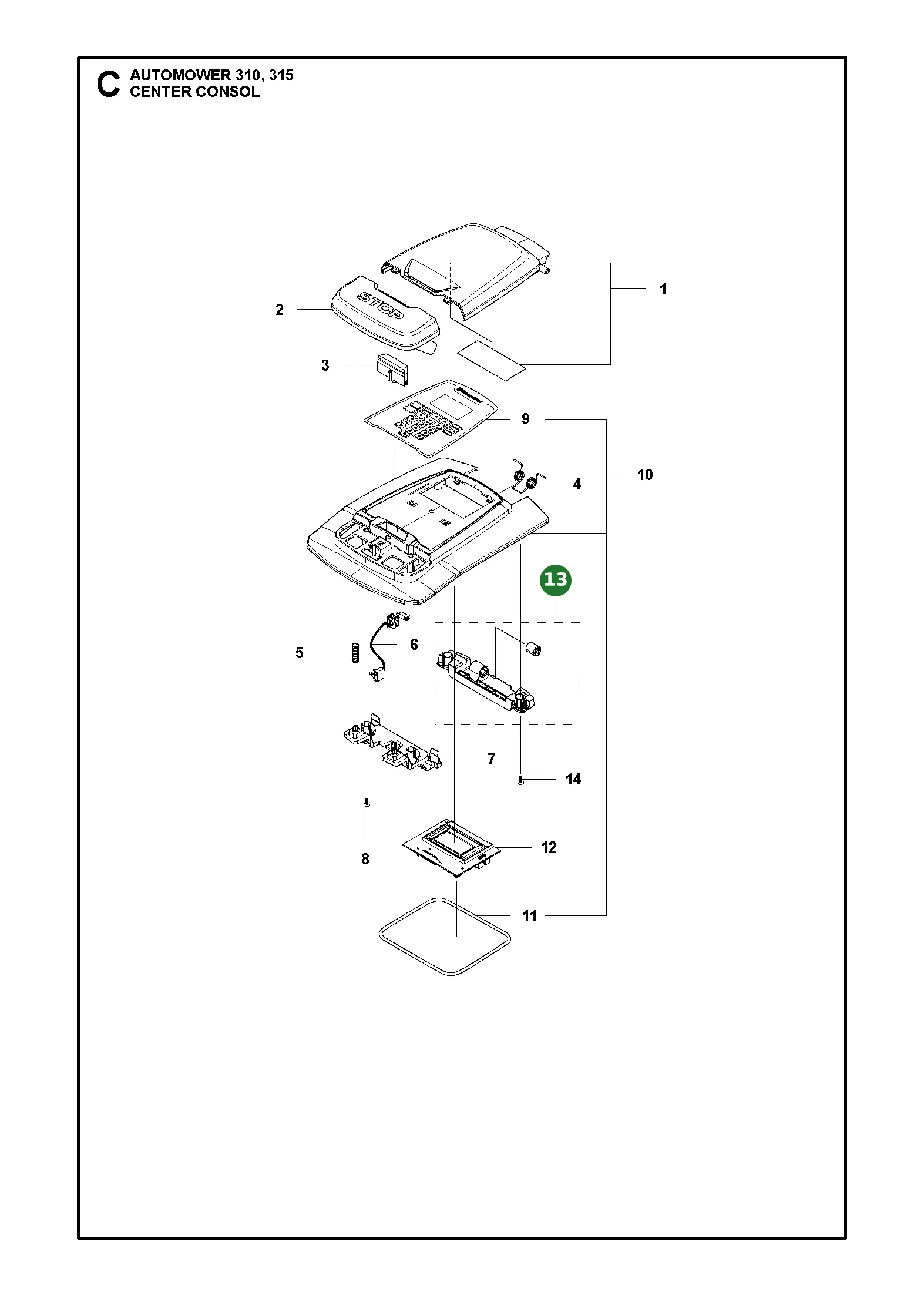 Position im Ersatzteilkatalog
