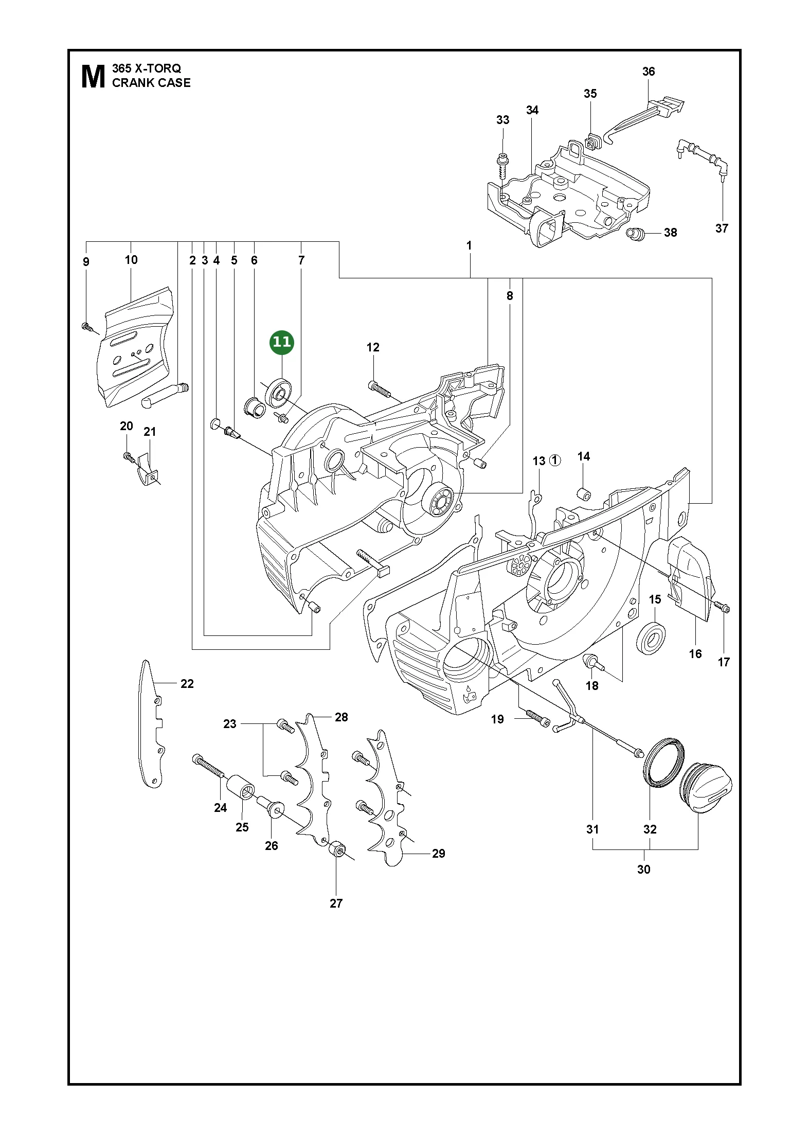 Dichtungsring f&uuml;r Husqvarna Motors&auml;gen