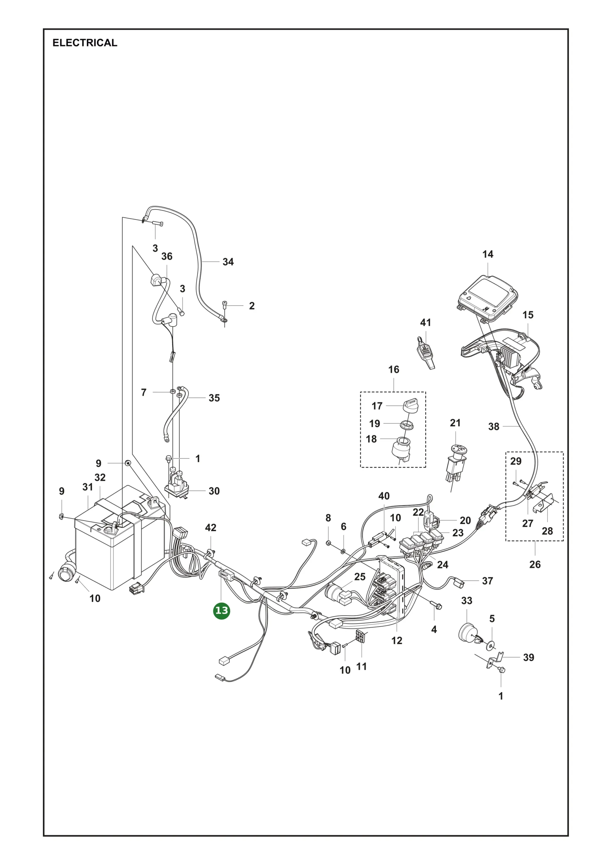 Position im Ersatzteilkatalog