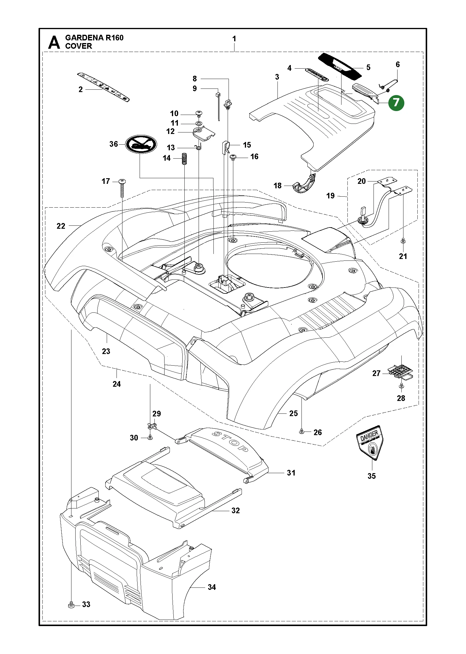 Position im Ersatzteilkatalog