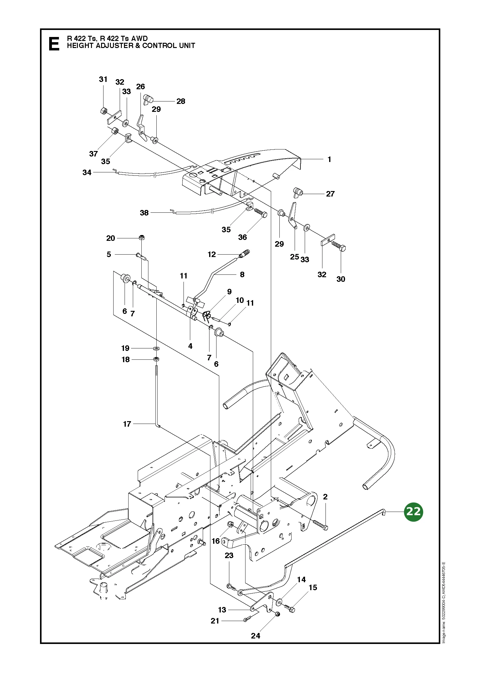 Position im Ersatzteilkatalog
