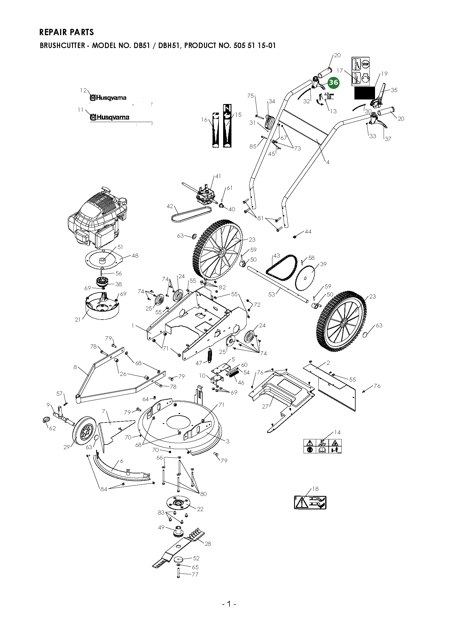 Position im Ersatzteilkatalog