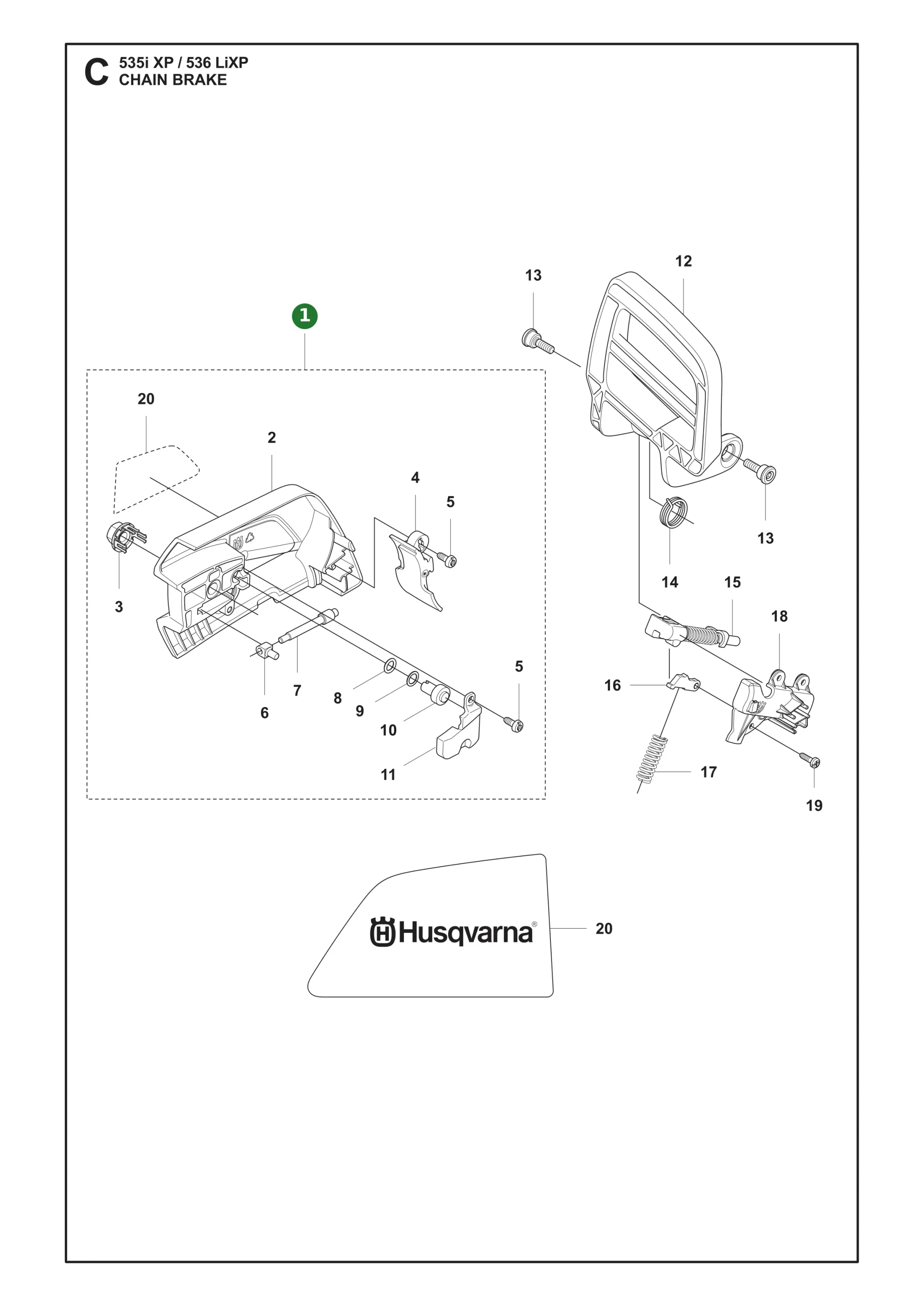 Kupplungsdeckel Kpl. f&uuml;r Husqvarna Motors&auml;gen...