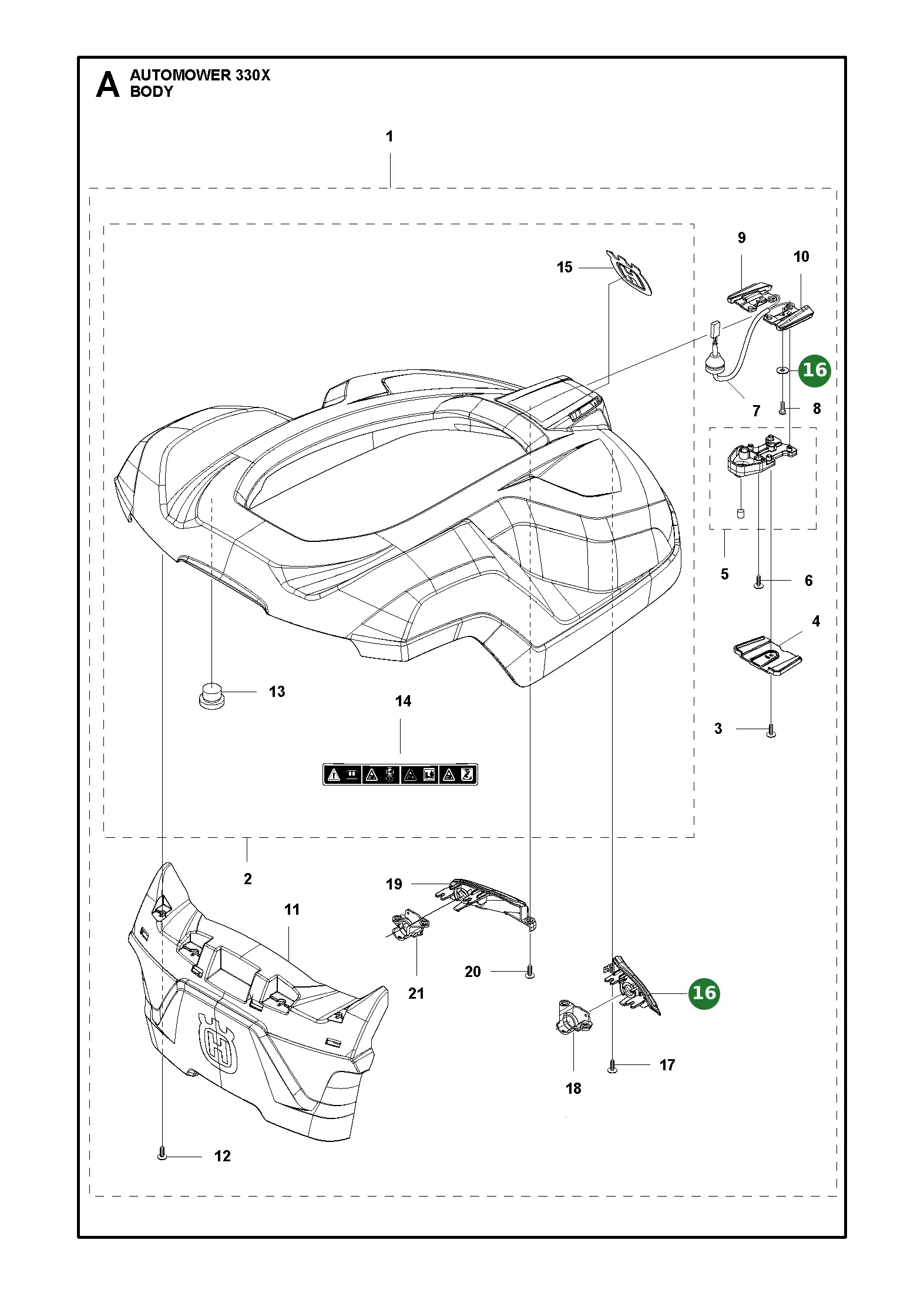 Position im Ersatzteilkatalog