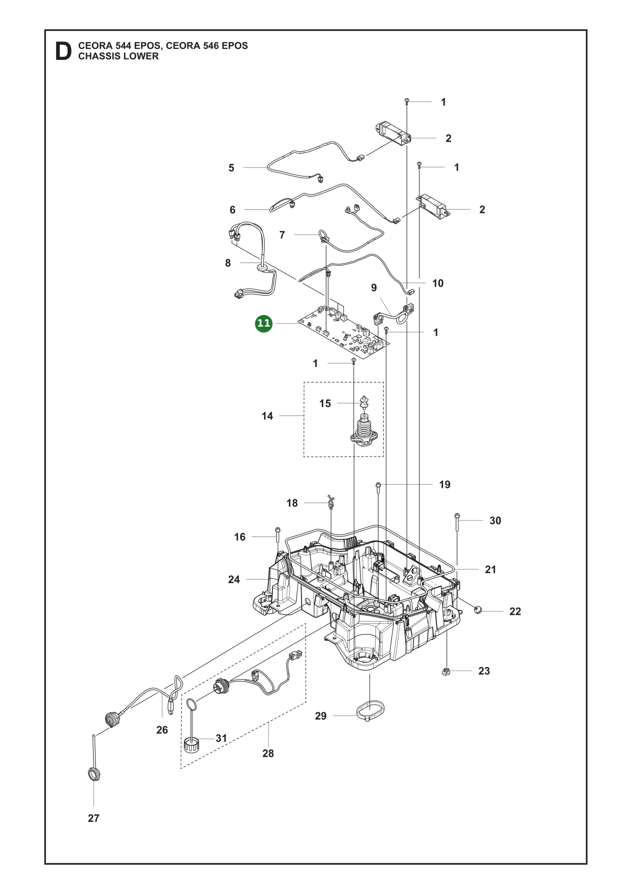 Position im Ersatzteilkatalog