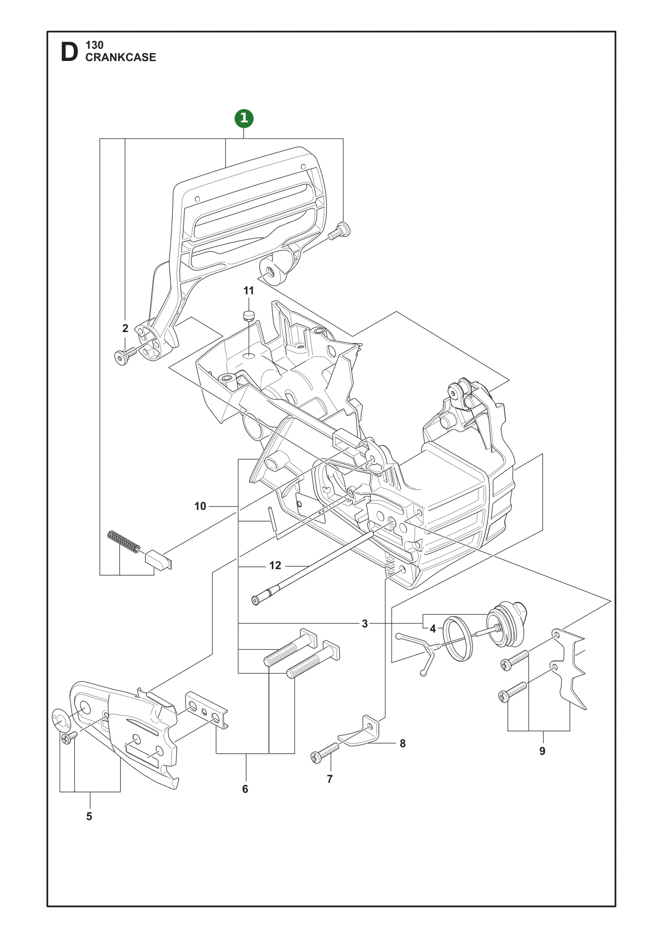 Service Kit f&uuml;r Husqvarna Motors&auml;gen 130, 135 II