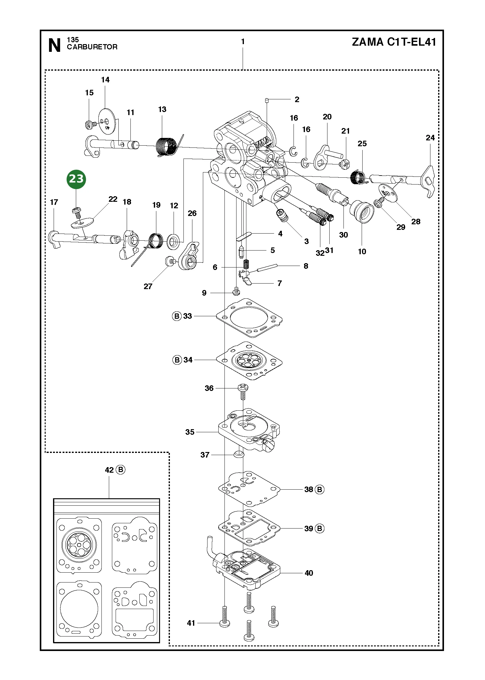 Position im Ersatzteilkatalog