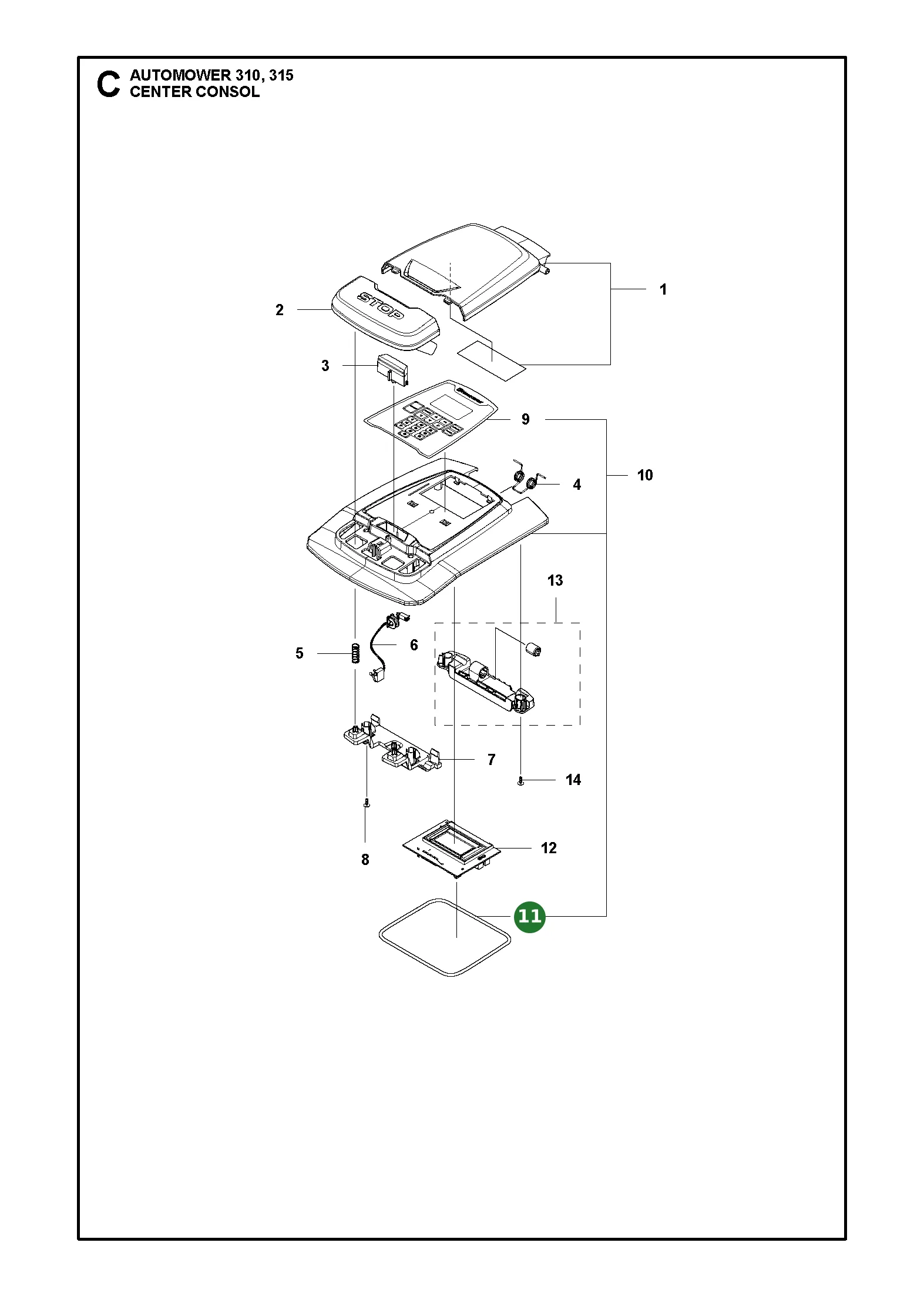 Position im Ersatzteilkatalog