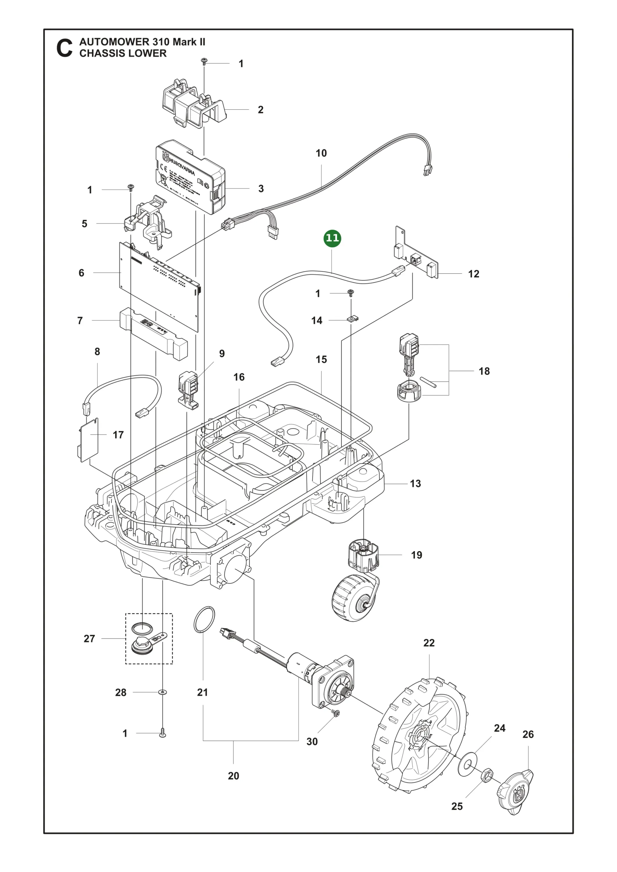 Position im Ersatzteilkatalog