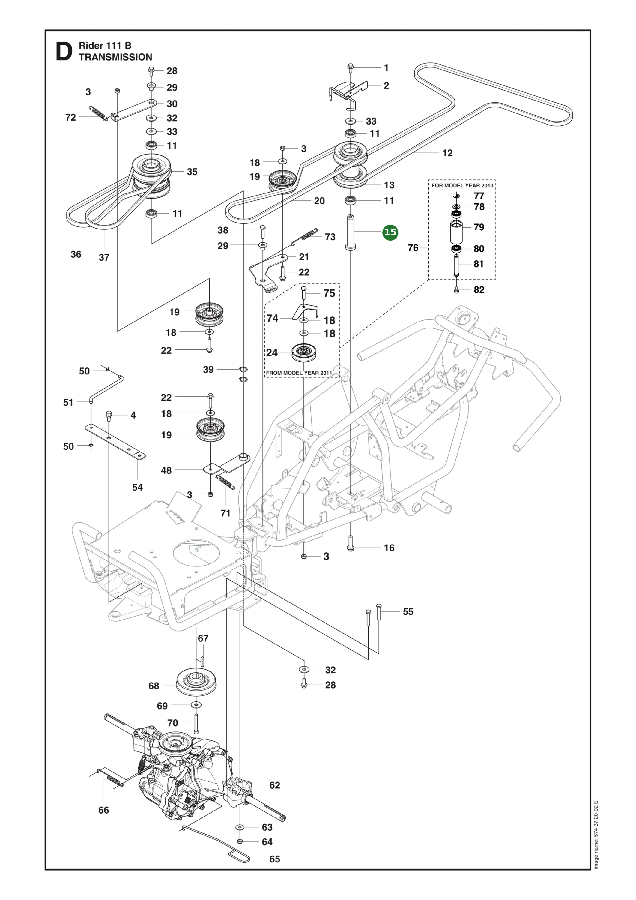 Position im Ersatzteilkatalog
