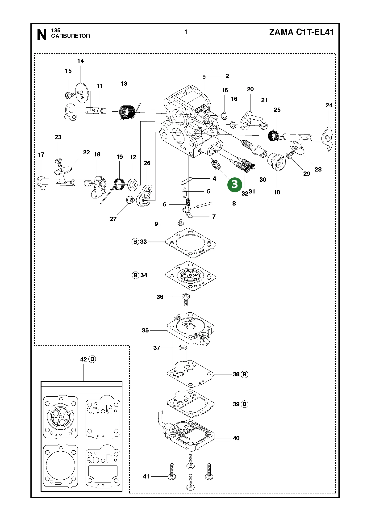 Position im Ersatzteilkatalog