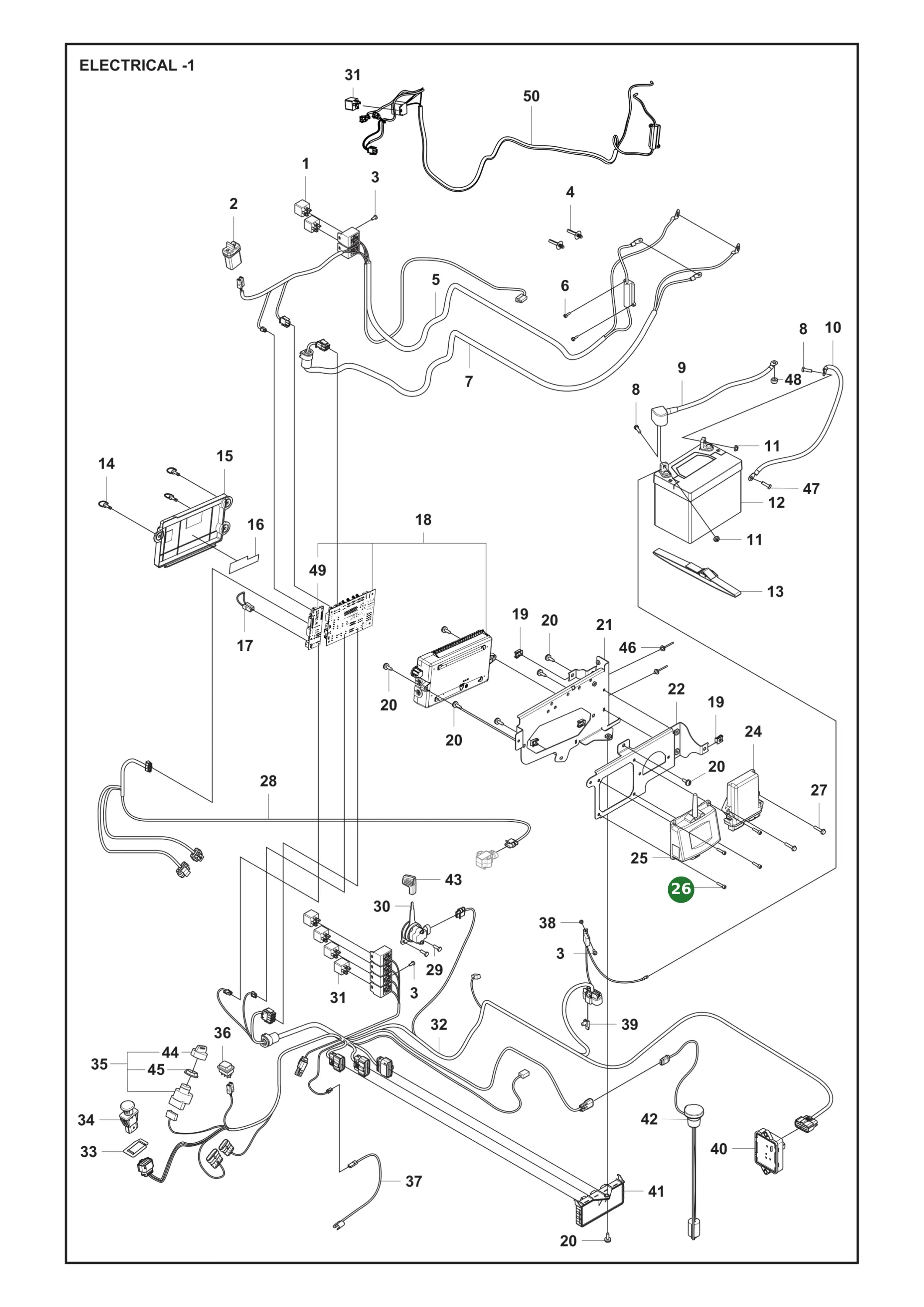 Position im Ersatzteilkatalog