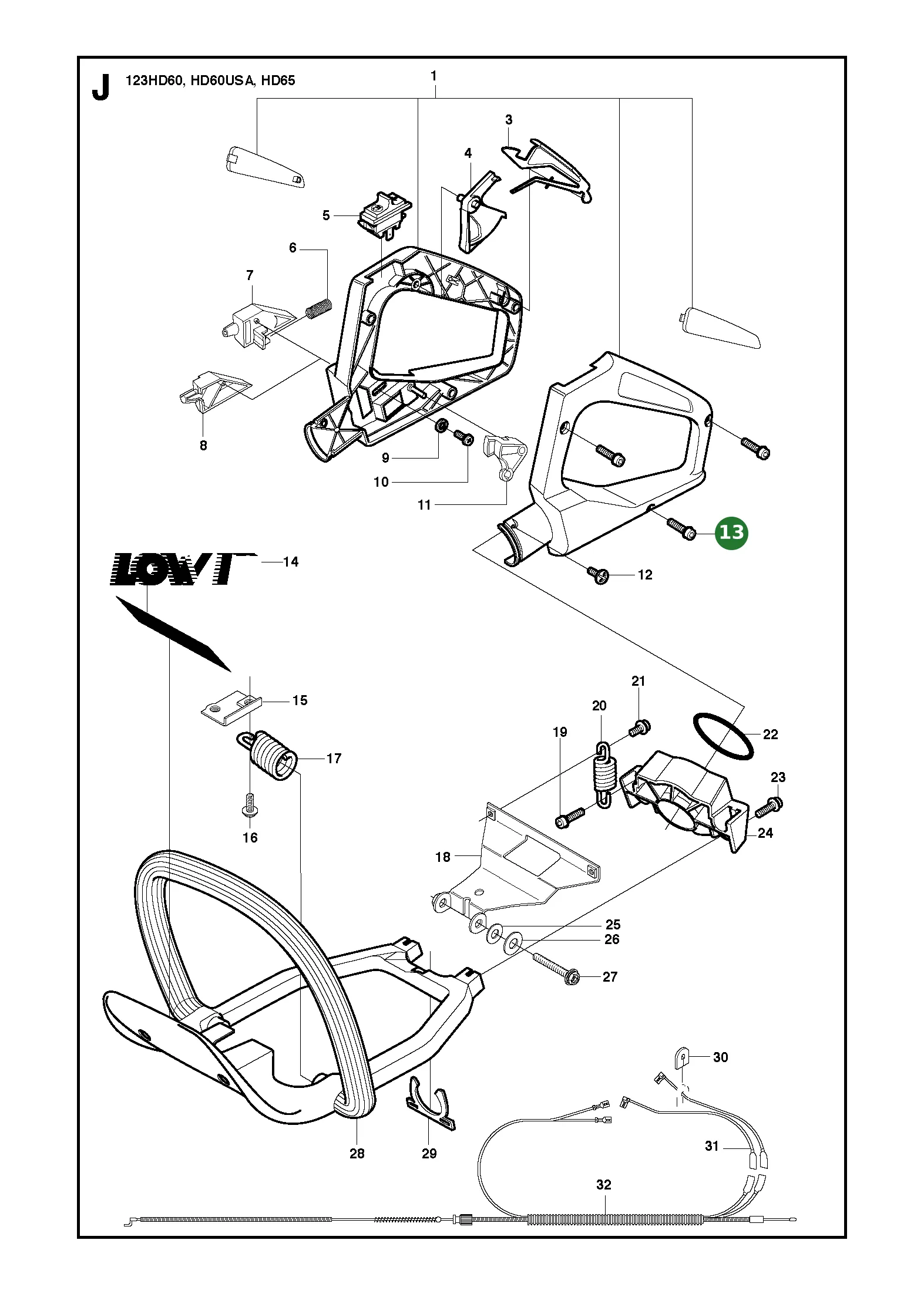 Position im Ersatzteilkatalog